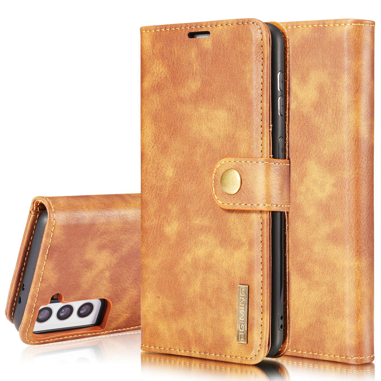 Samsung Galaxy S21 Magnet Wallet Cognac