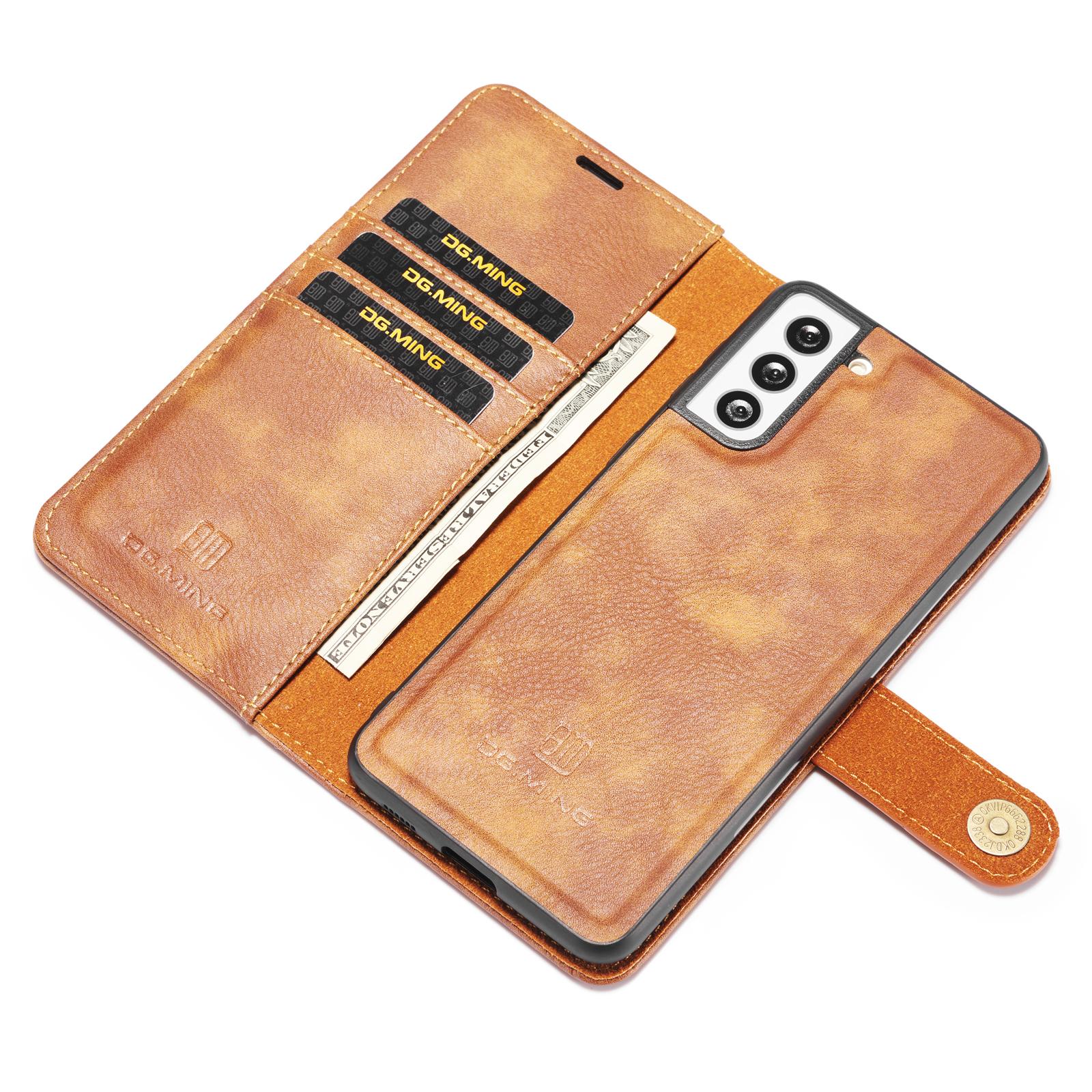 Samsung Galaxy S21 Magnet Wallet Cognac