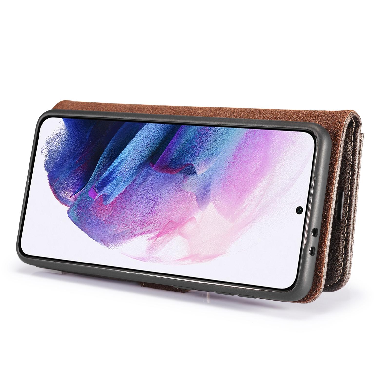 Samsung Galaxy S21 Plus Magnet Wallet Brown