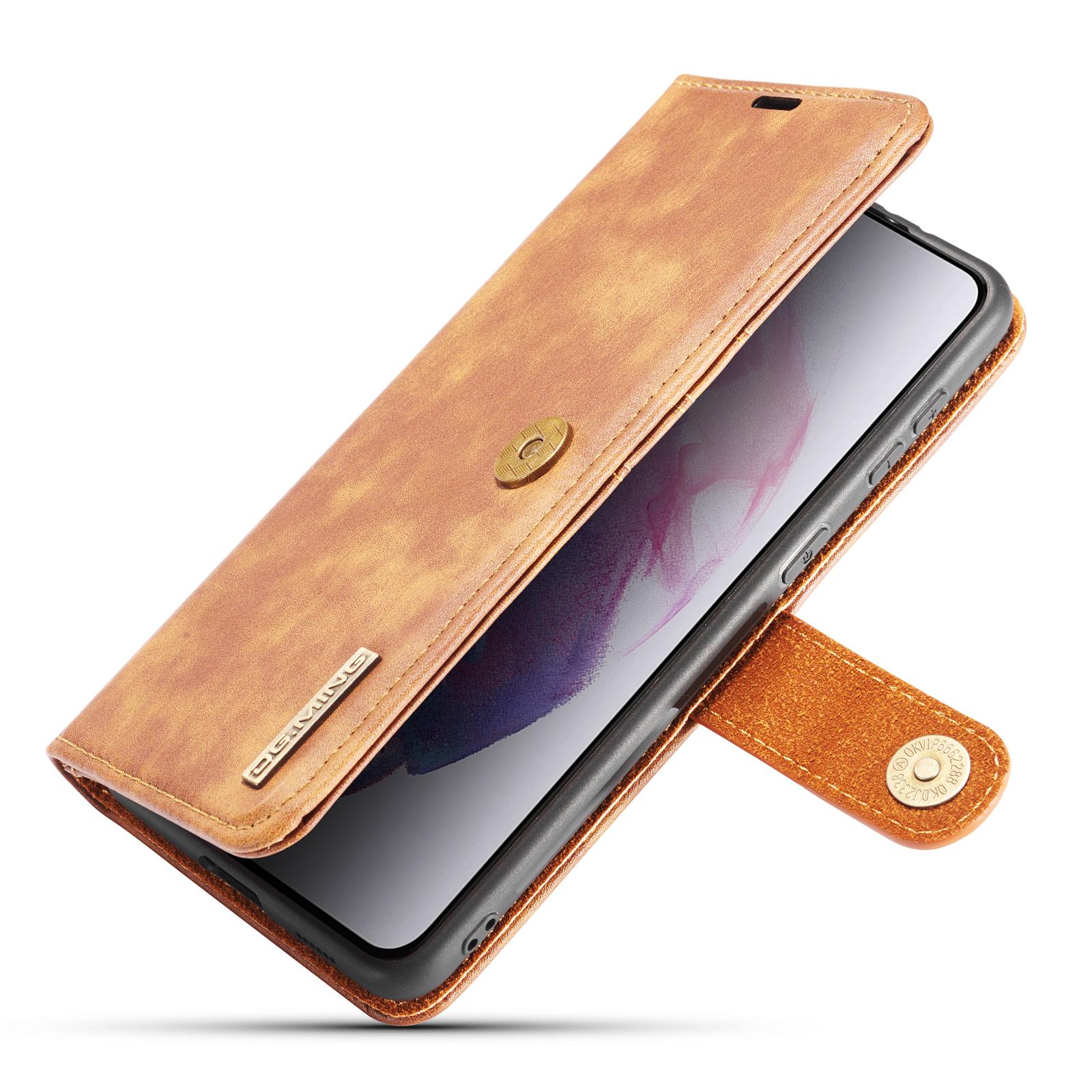 Samsung Galaxy S21 Plus Magnet Wallet Cognac