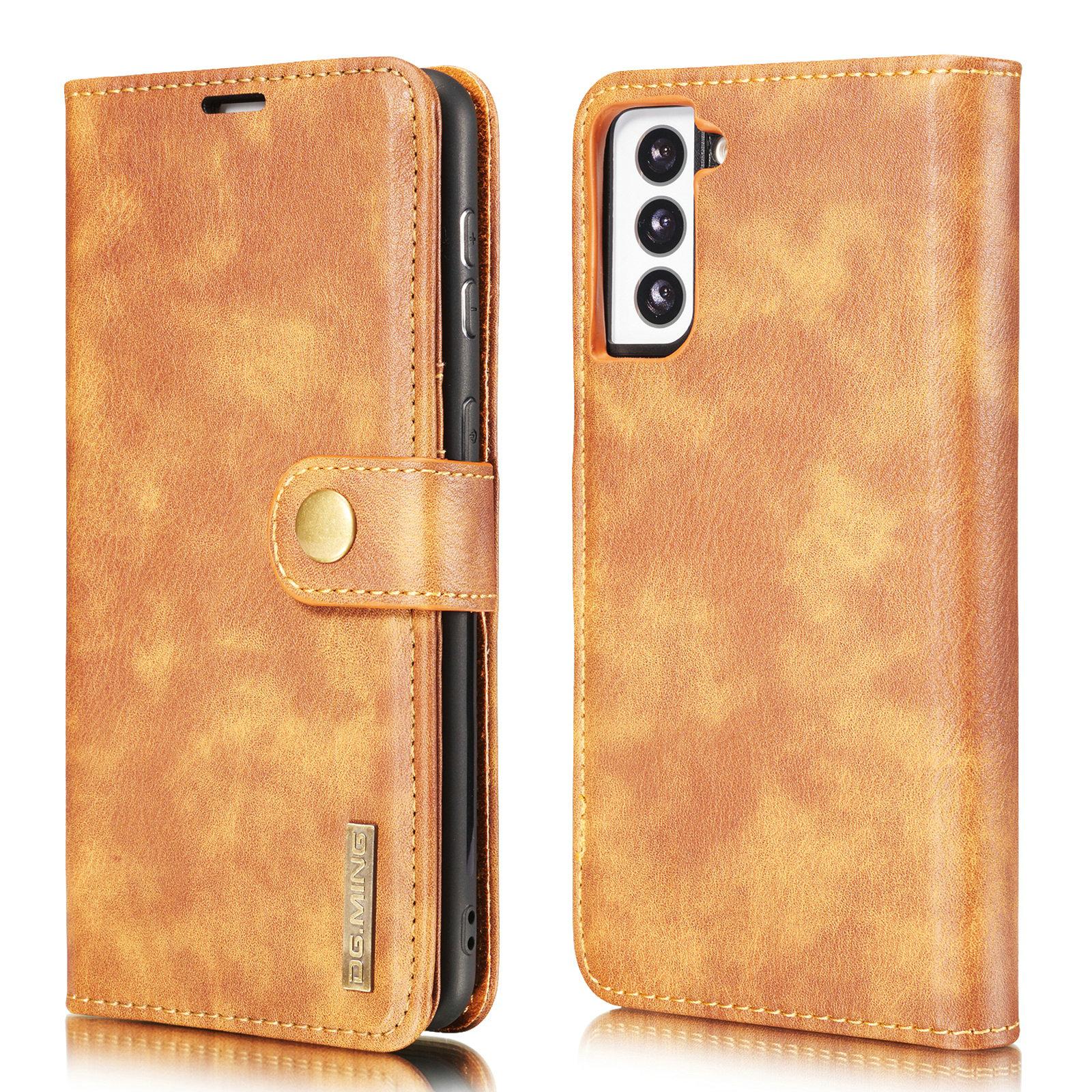 Samsung Galaxy S21 Plus Magnet Wallet Cognac
