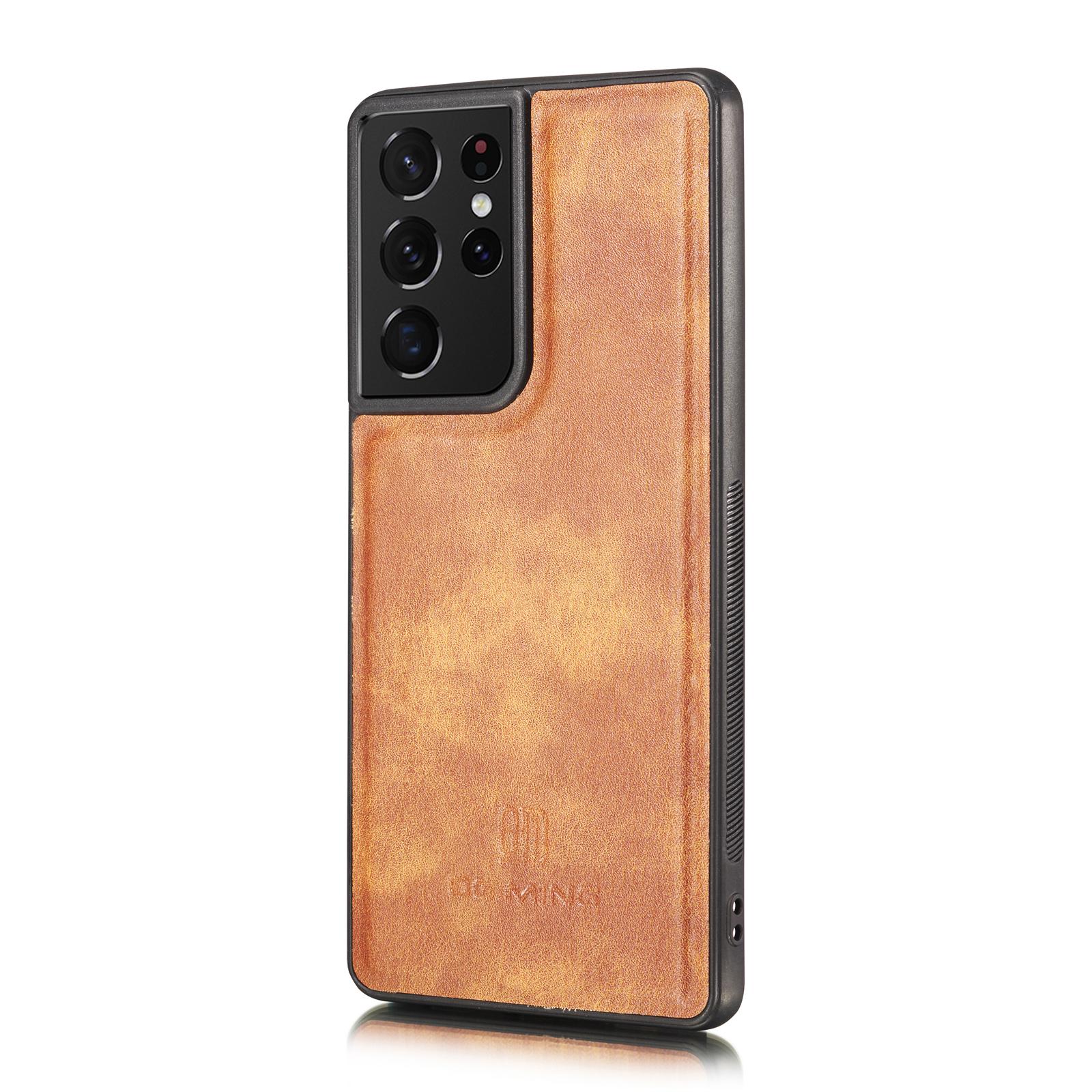 Samsung Galaxy S21 Ultra Magnet Wallet Brown