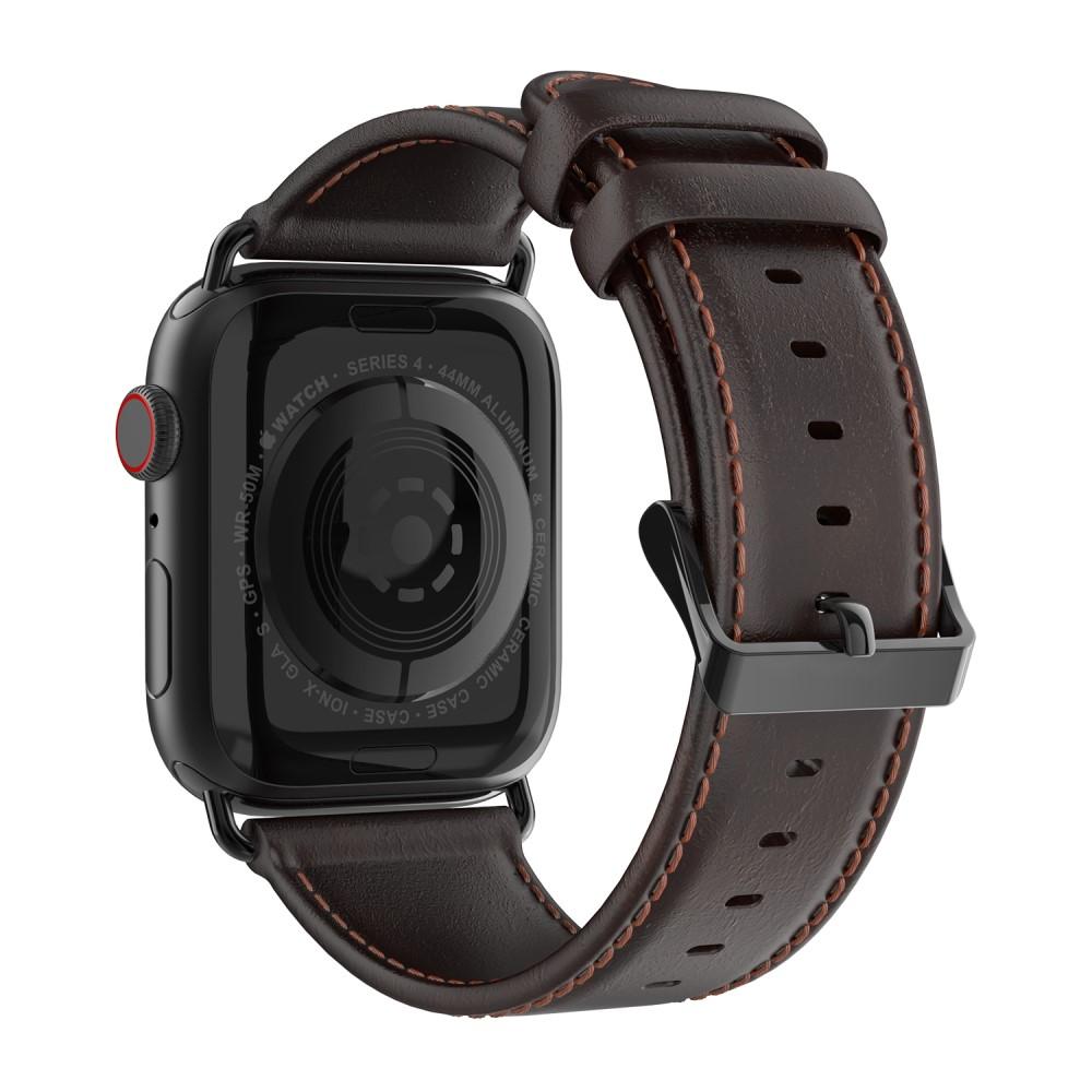 Apple Watch 42/44/45 mm Leather Strap Brown