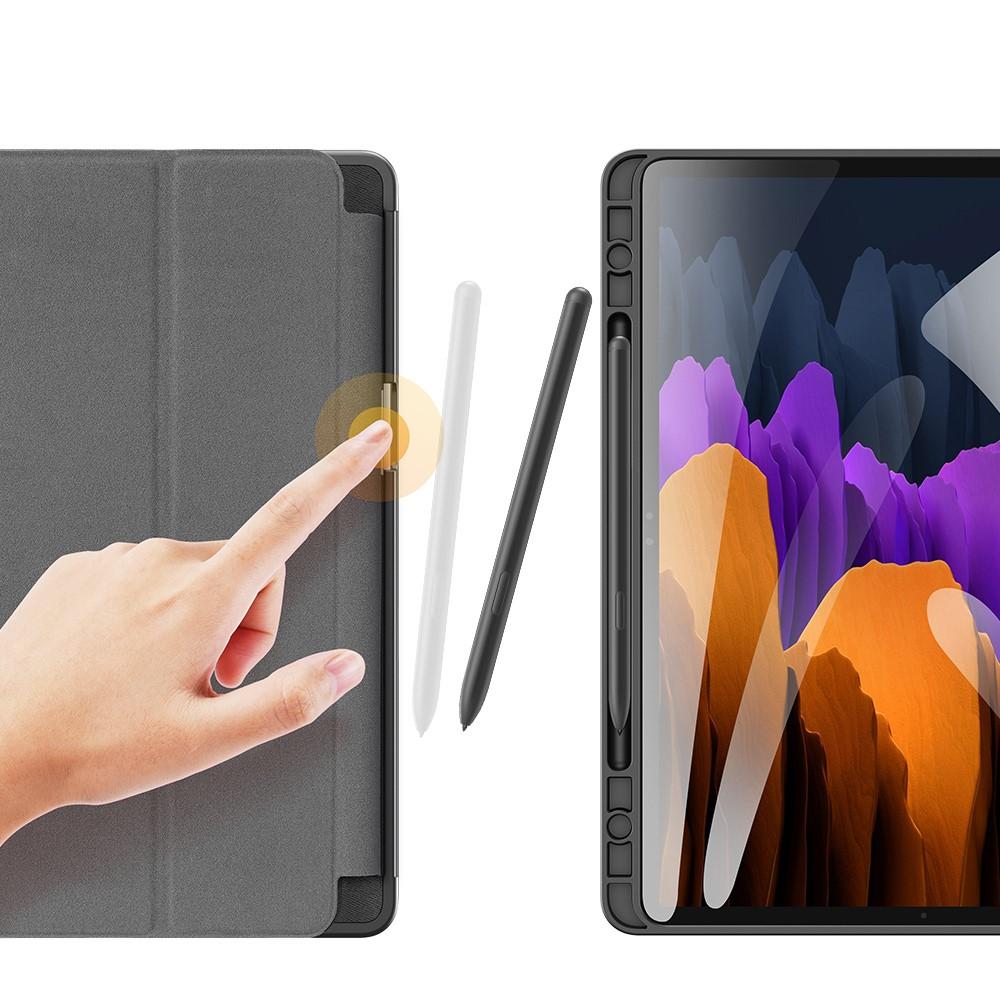 Samsung Galaxy Tab S7 Plus/S8 Plus 12.4 Domo Tri-Fold Case Black