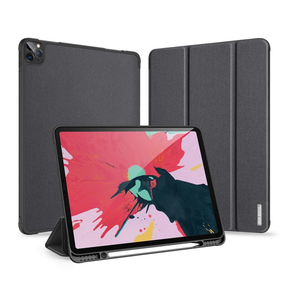 iPad Pro 12.9 4th Gen (2020) Domo Tri-Fold Case Black