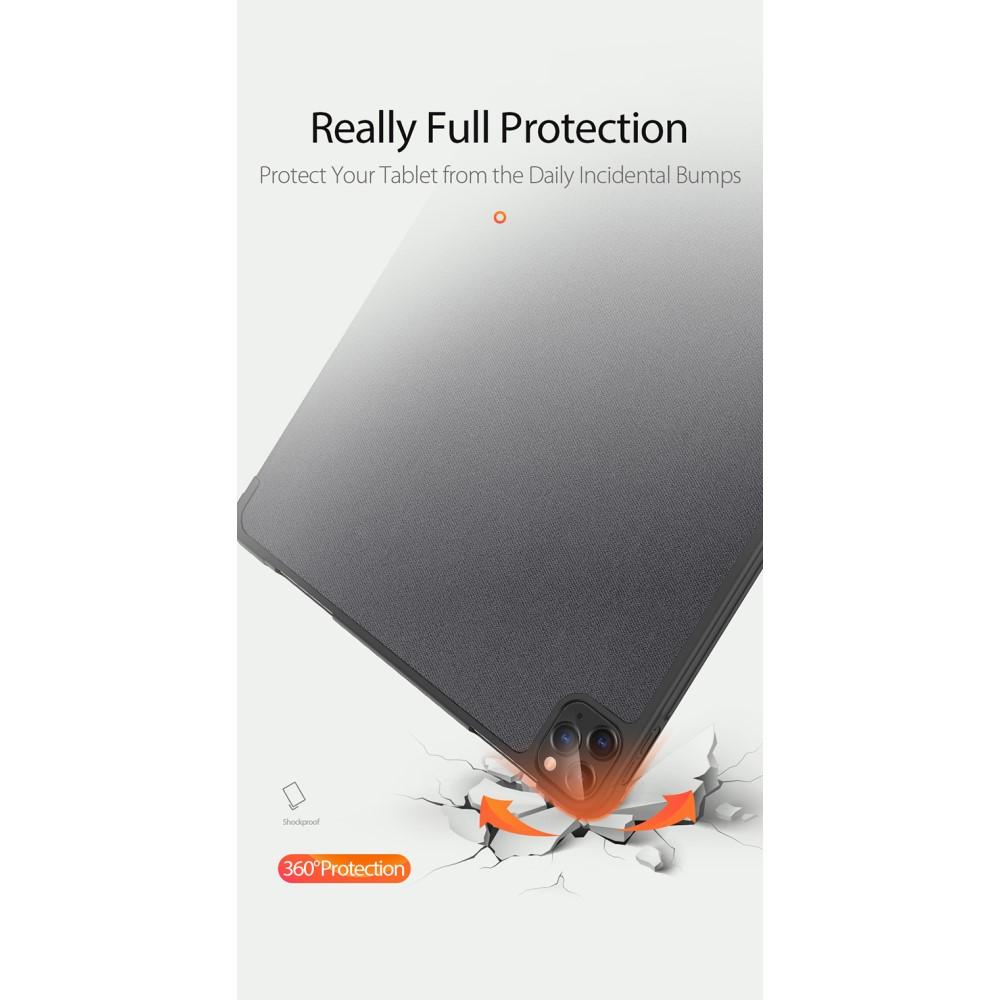 iPad Pro 12.9 4th Gen (2020) Domo Tri-Fold Case Black
