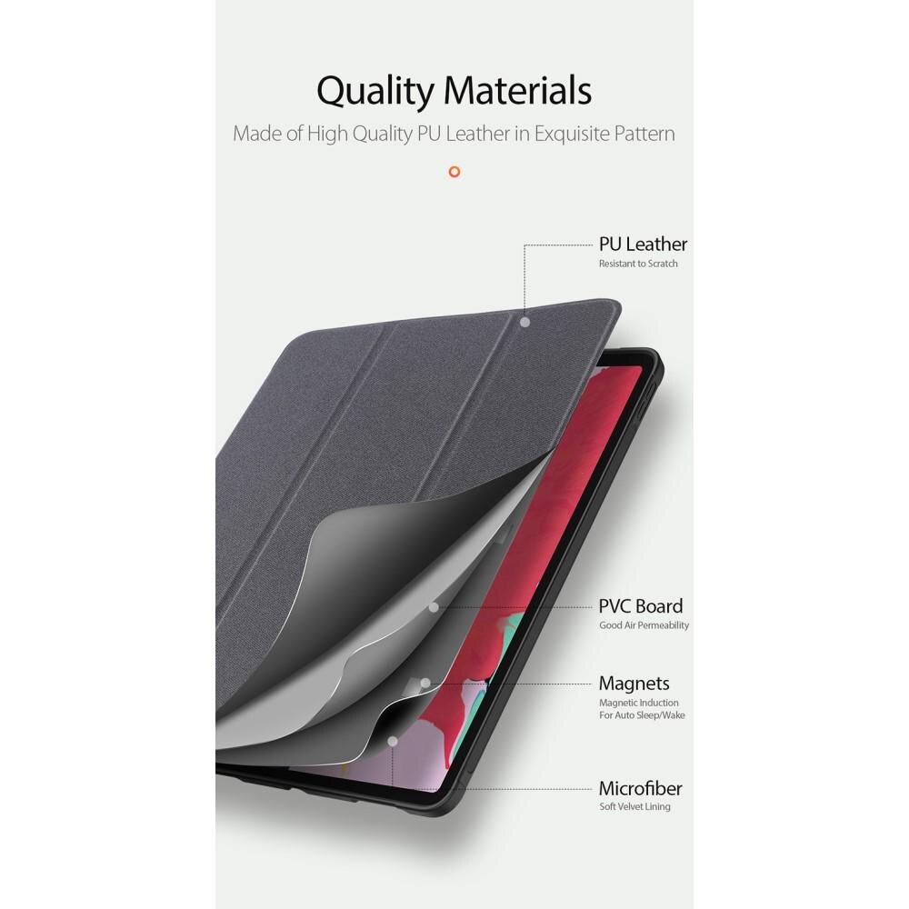 iPad Pro 12.9 4th Gen (2020) Domo Tri-Fold Case Black