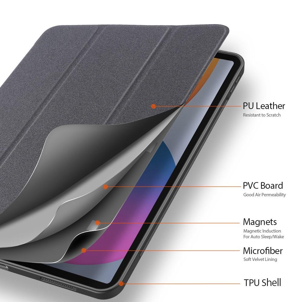iPad Pro 12.9 5th Gen (2021) Domo Tri-Fold Case Black