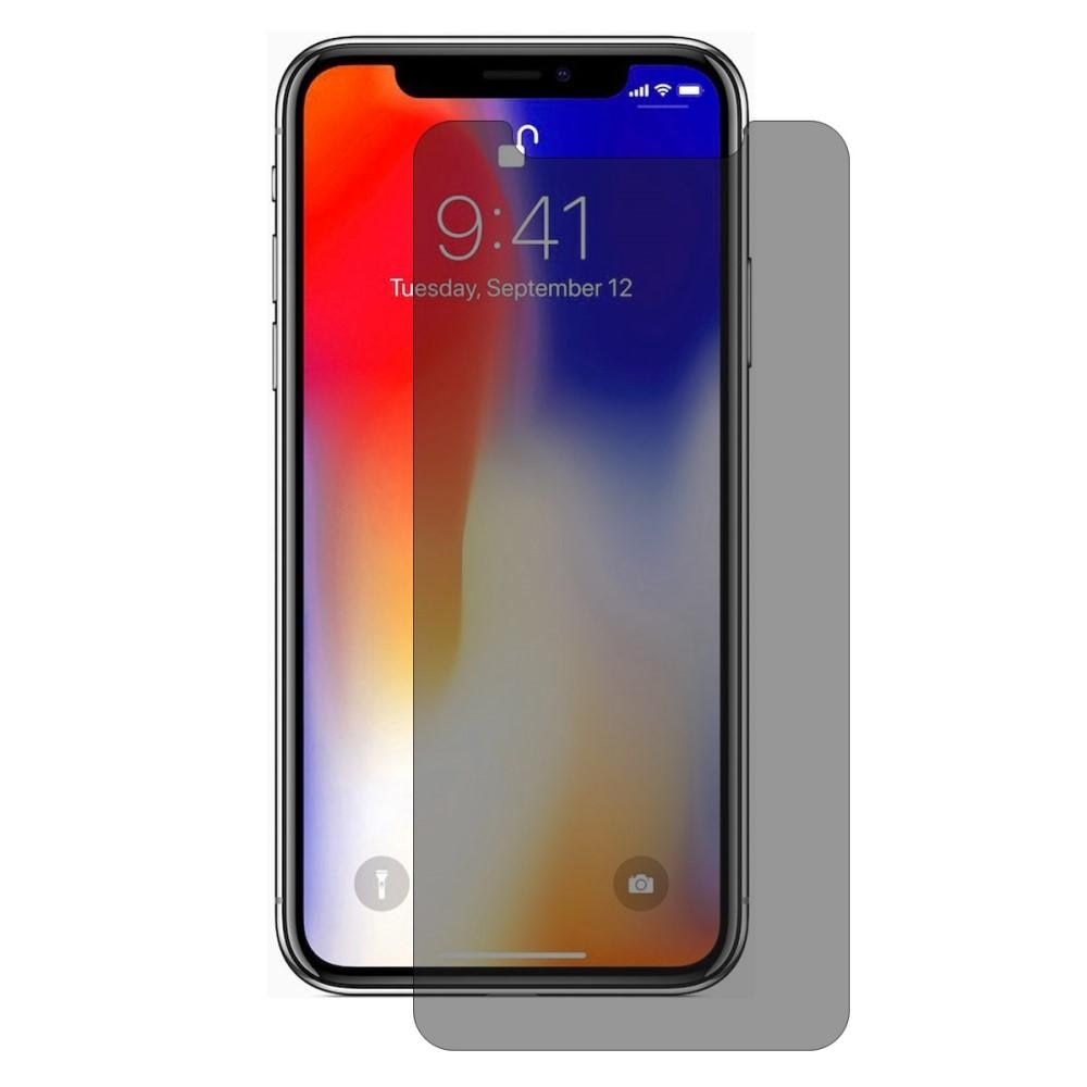 iPhone Xs Max Privacy Tempered Glass Screen Protector Black