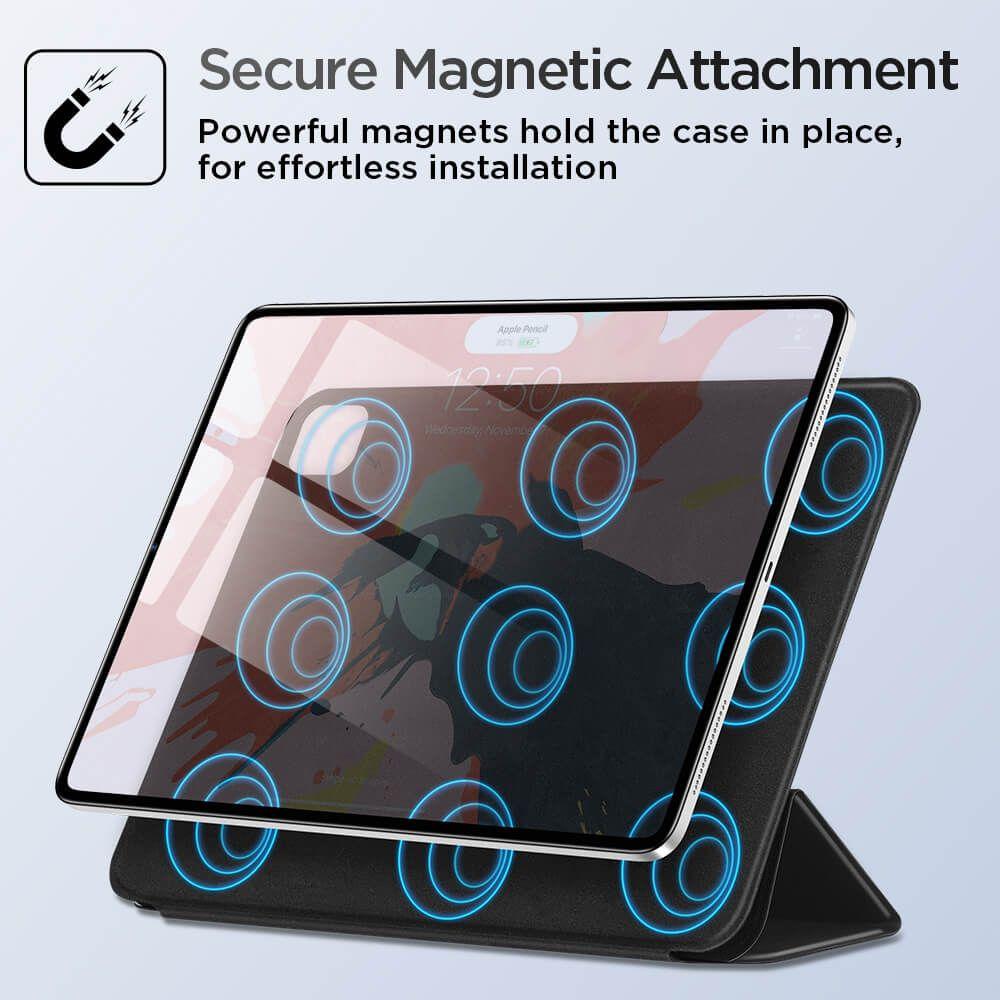 iPad Pro 12.9 6th Gen (2022) Rebound Magnetic Case Black