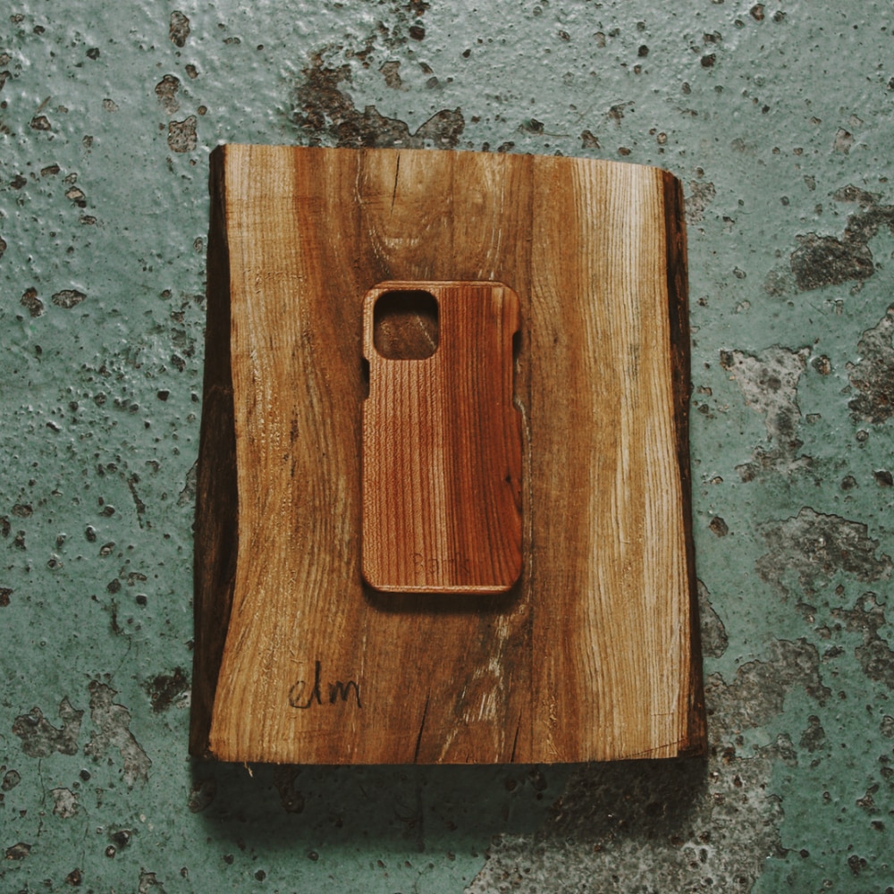 iPhone SE (2022) case made of Swedish hardwood - Alm