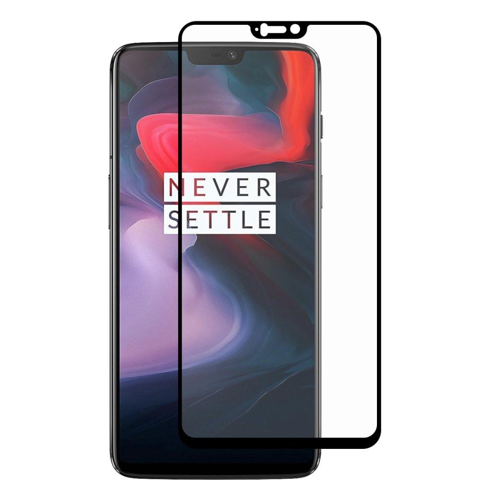 OnePlus 6 Full Glue Tempered Glass Black