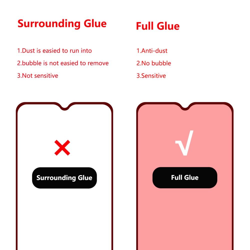 OnePlus 7/6T Full Glue Tempered Glass Black