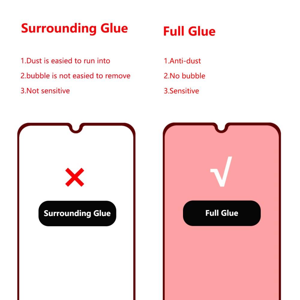 Samsung Galaxy A50 Full Glue Tempered Glass Black