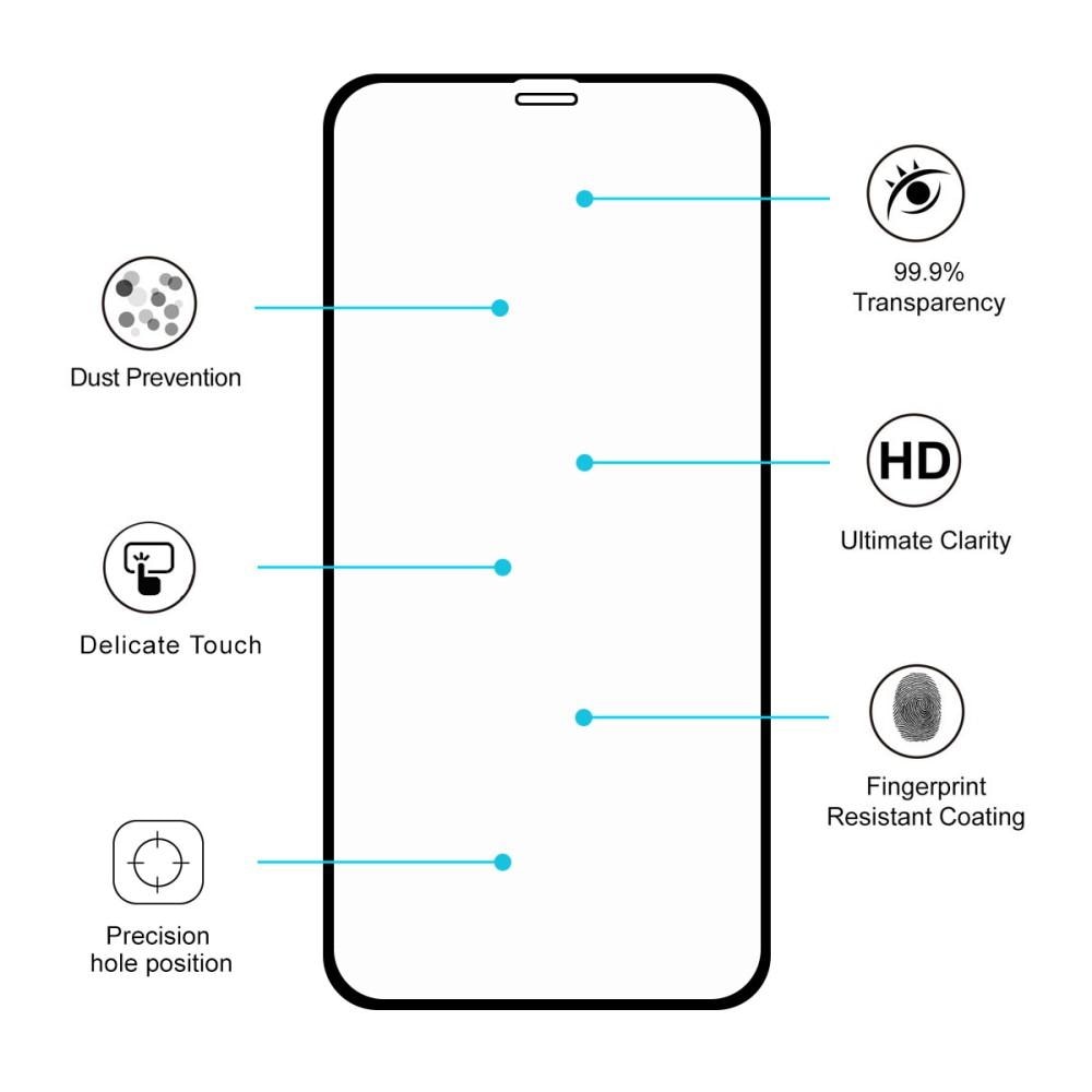 iPhone 11/XR Full Glue Tempered Glass Black
