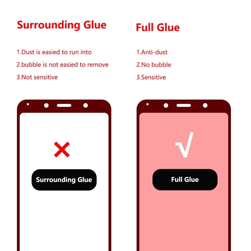 Xiaomi Redmi 7A Full Glue Tempered Glass Black