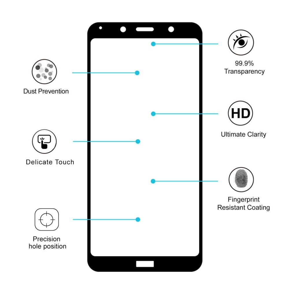 Xiaomi Redmi 7A Full Glue Tempered Glass Black