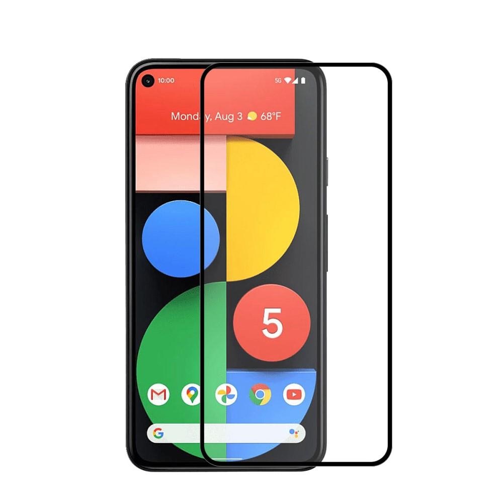 Google Pixel 5 Full Glue Tempered Glass Black