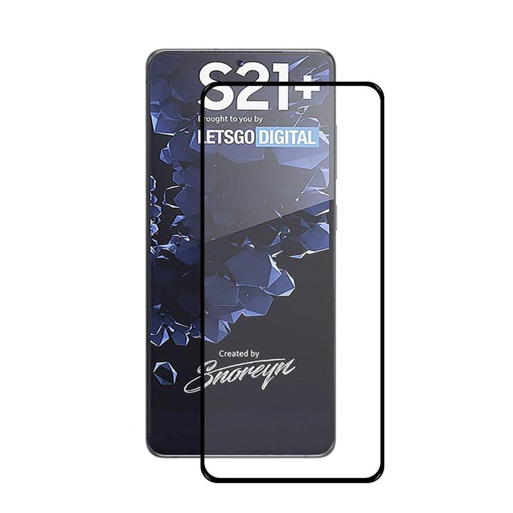 Samsung Galaxy S21 Plus Full Glue Tempered Glass Black