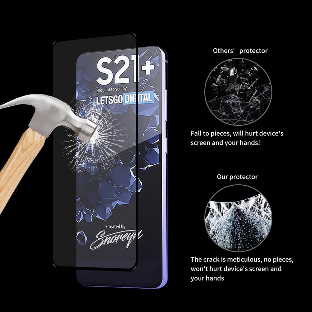Samsung Galaxy S21 Plus Full Glue Tempered Glass Black