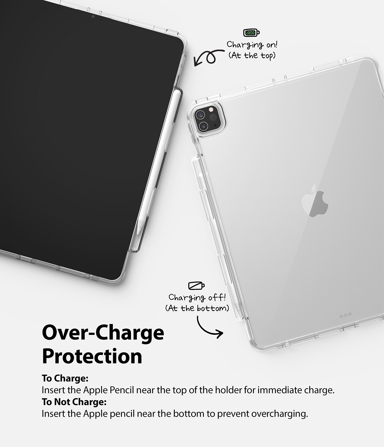 iPad Pro 12.9 6th Gen (2022) Fusion Plus Case Clear