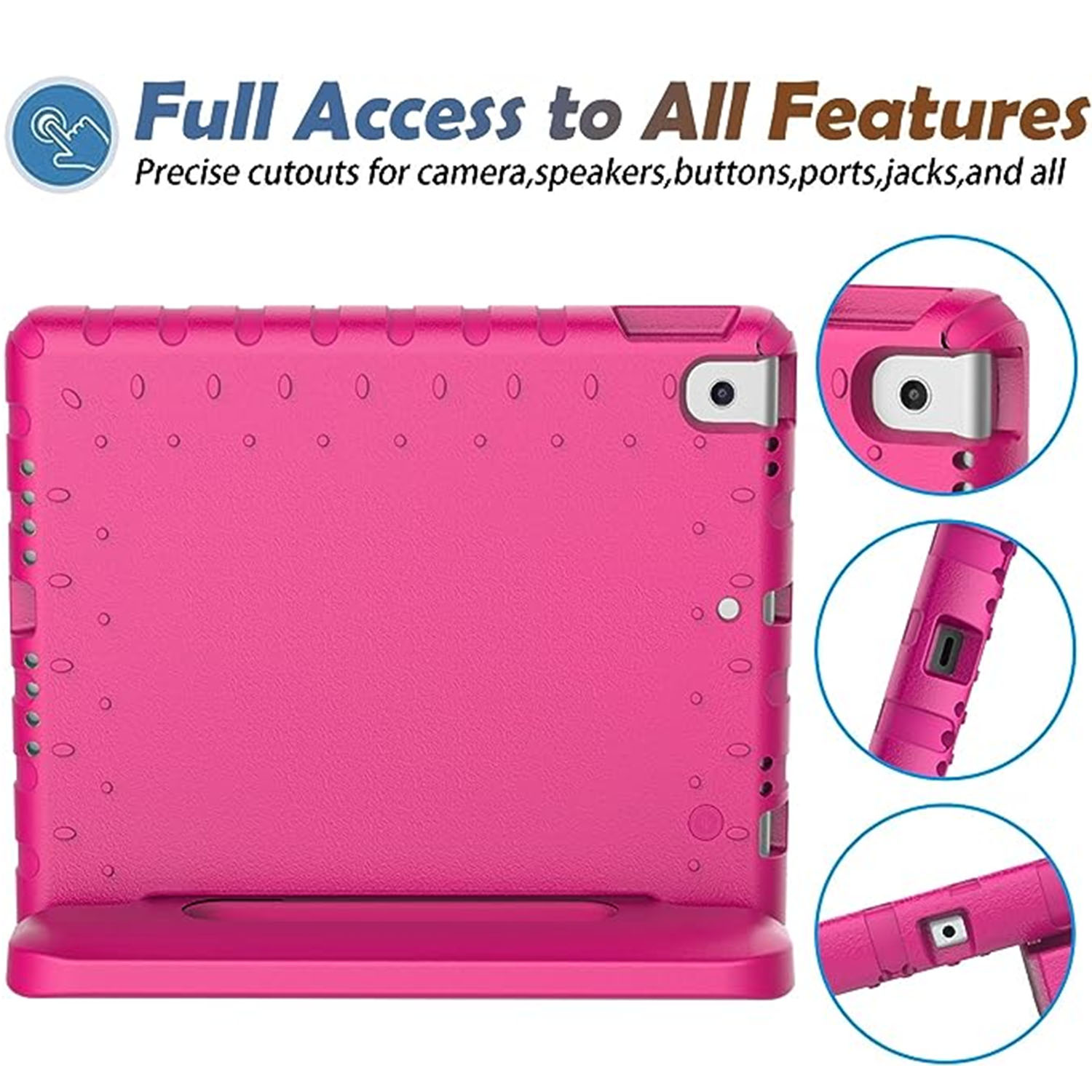 Shockproof Case Kids iPad 10.2 9th Gen (2021) Pink