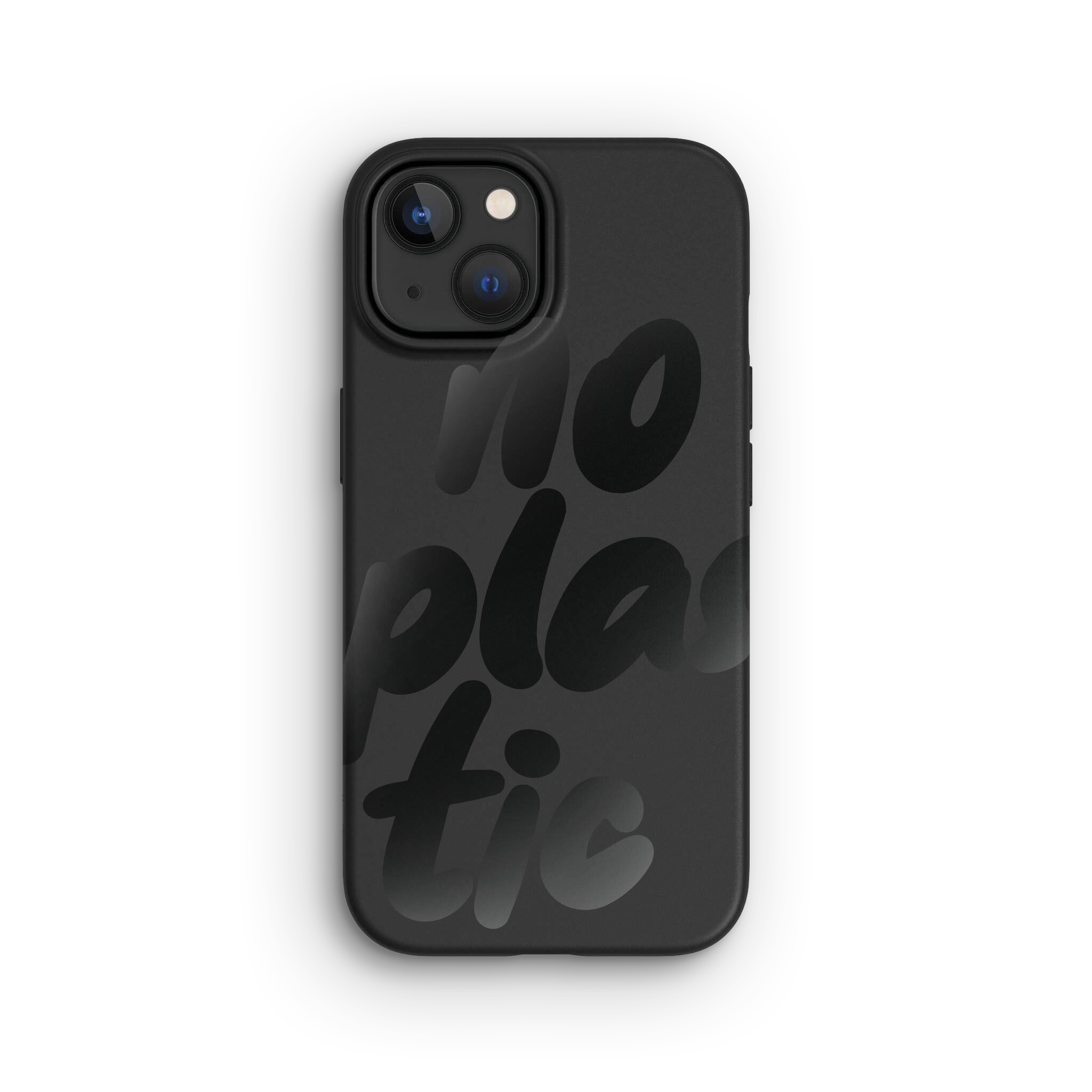 iPhone 15 Case, No Plastic Black