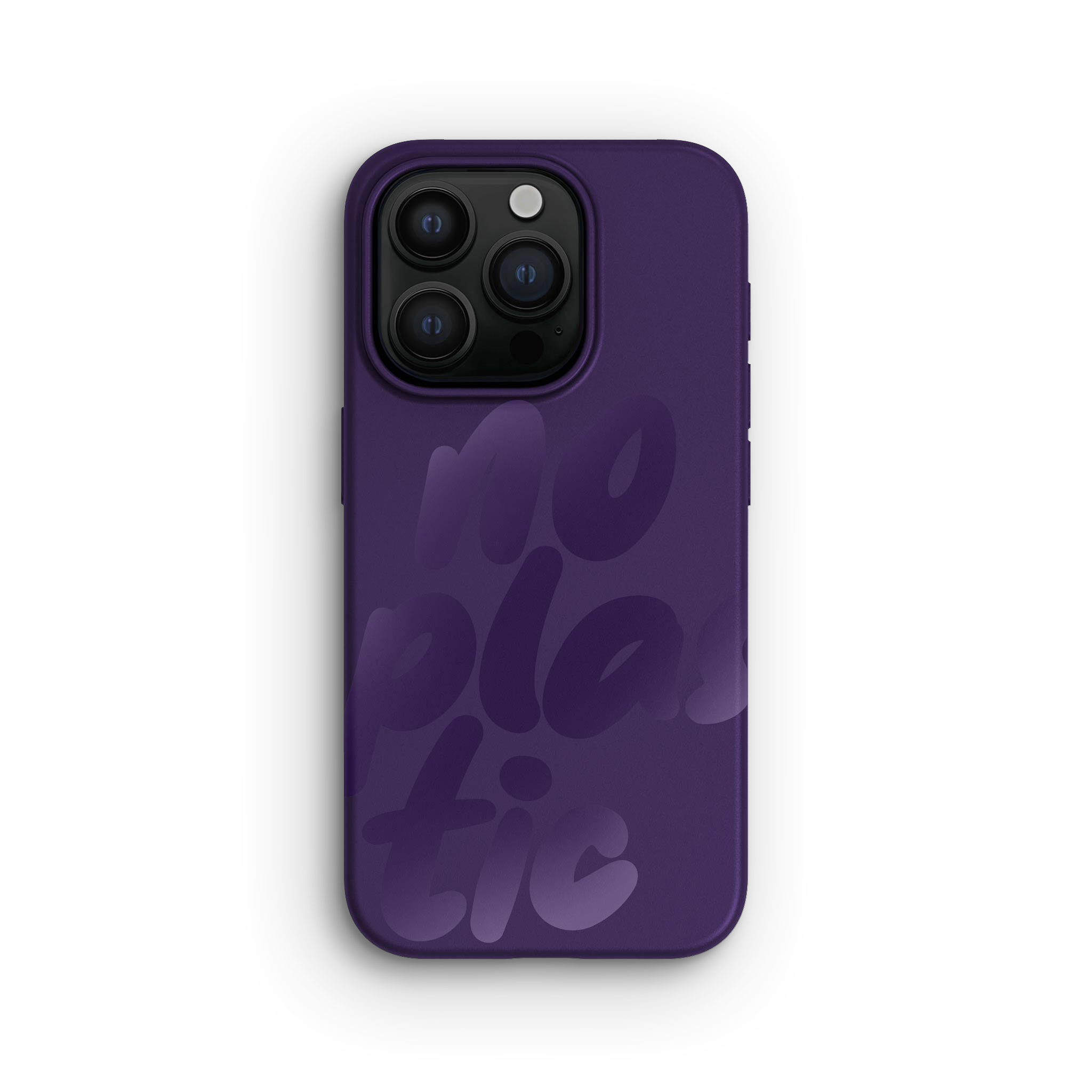 iPhone 15 Pro Case, No Plastic Blackberry Purple