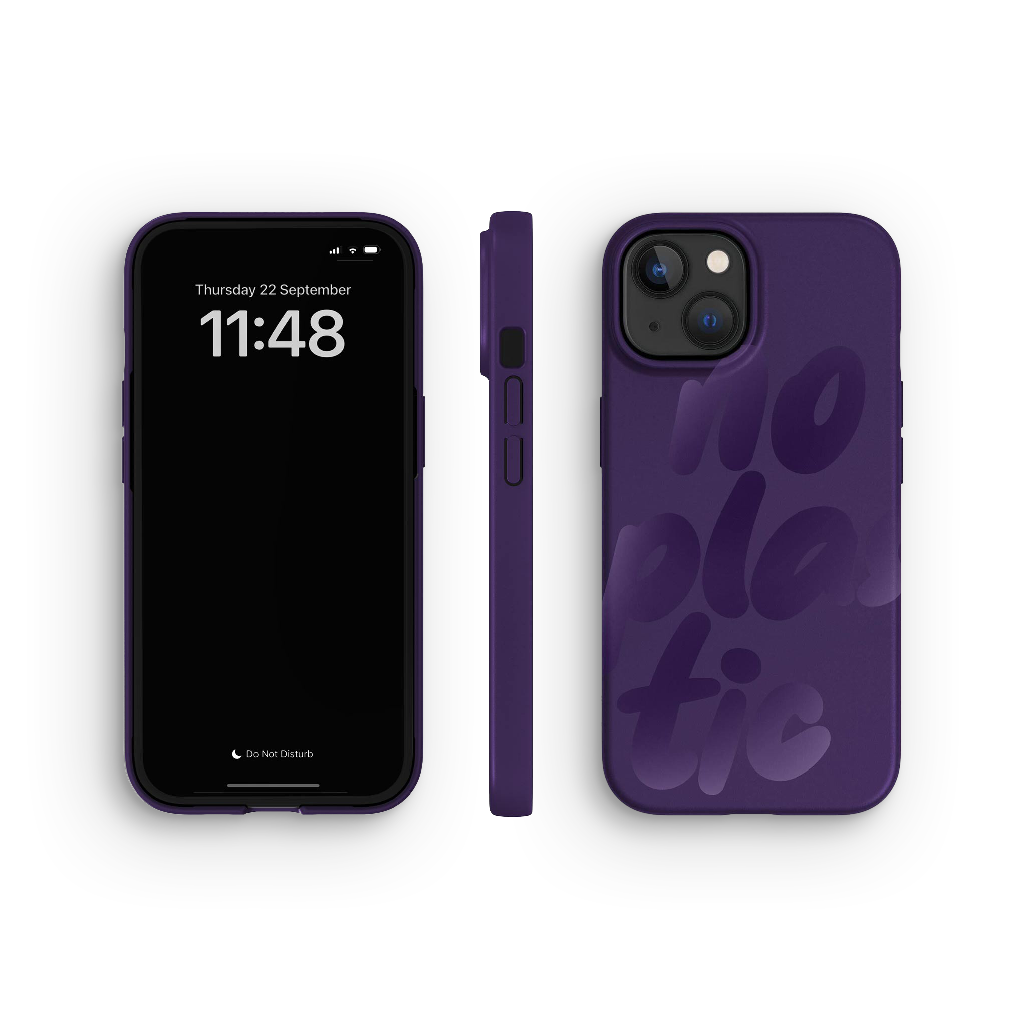 iPhone 15 Case, No Plastic Blackberry Purple