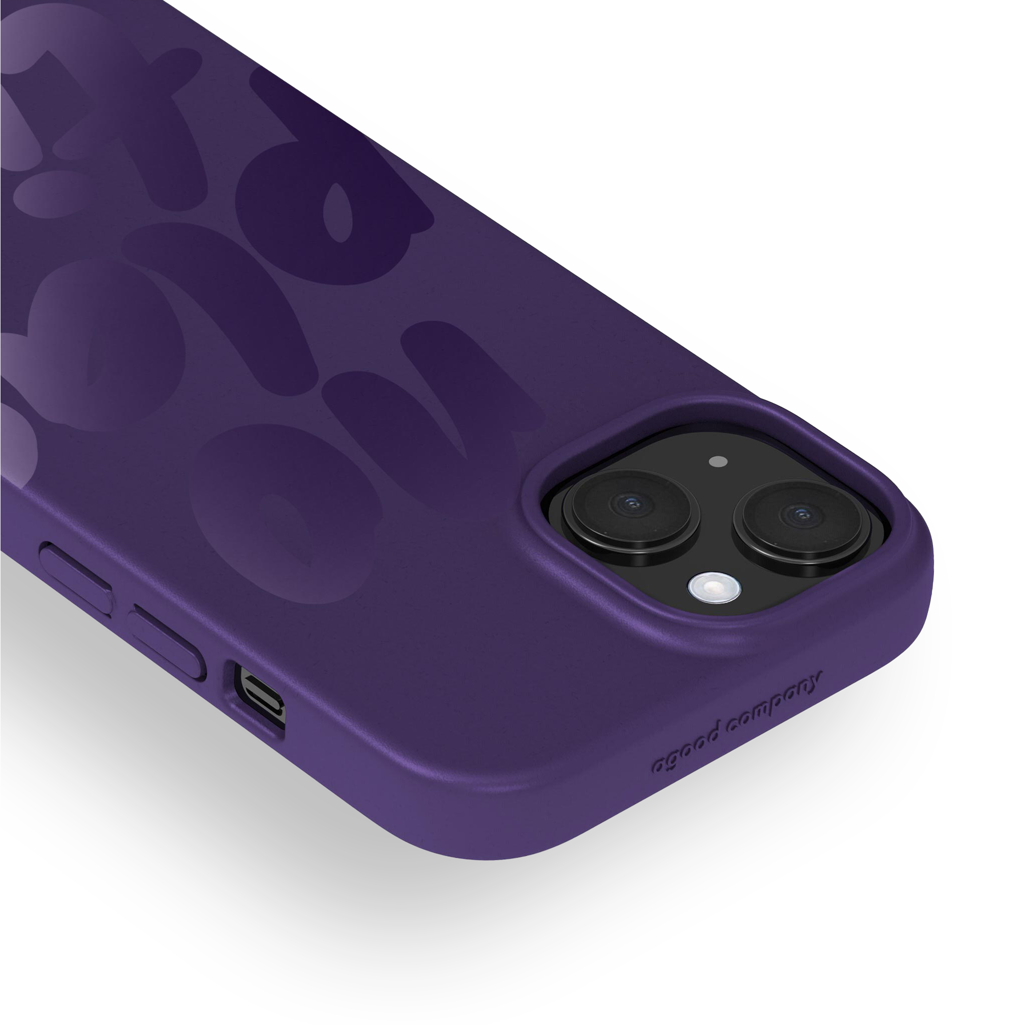 iPhone 15 Case, No Plastic Blackberry Purple