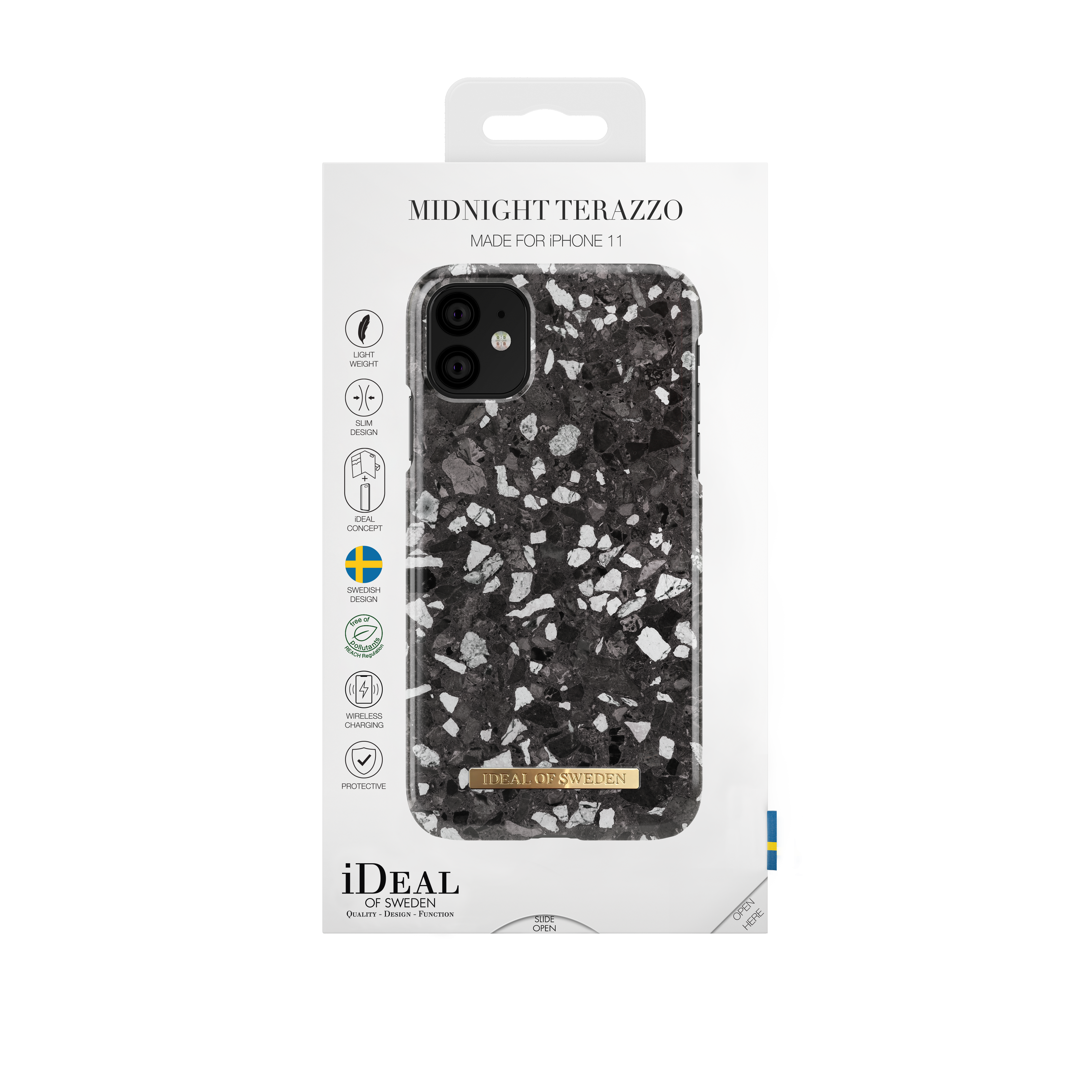 iPhone 11 Fashion Case Midnight Terazzo