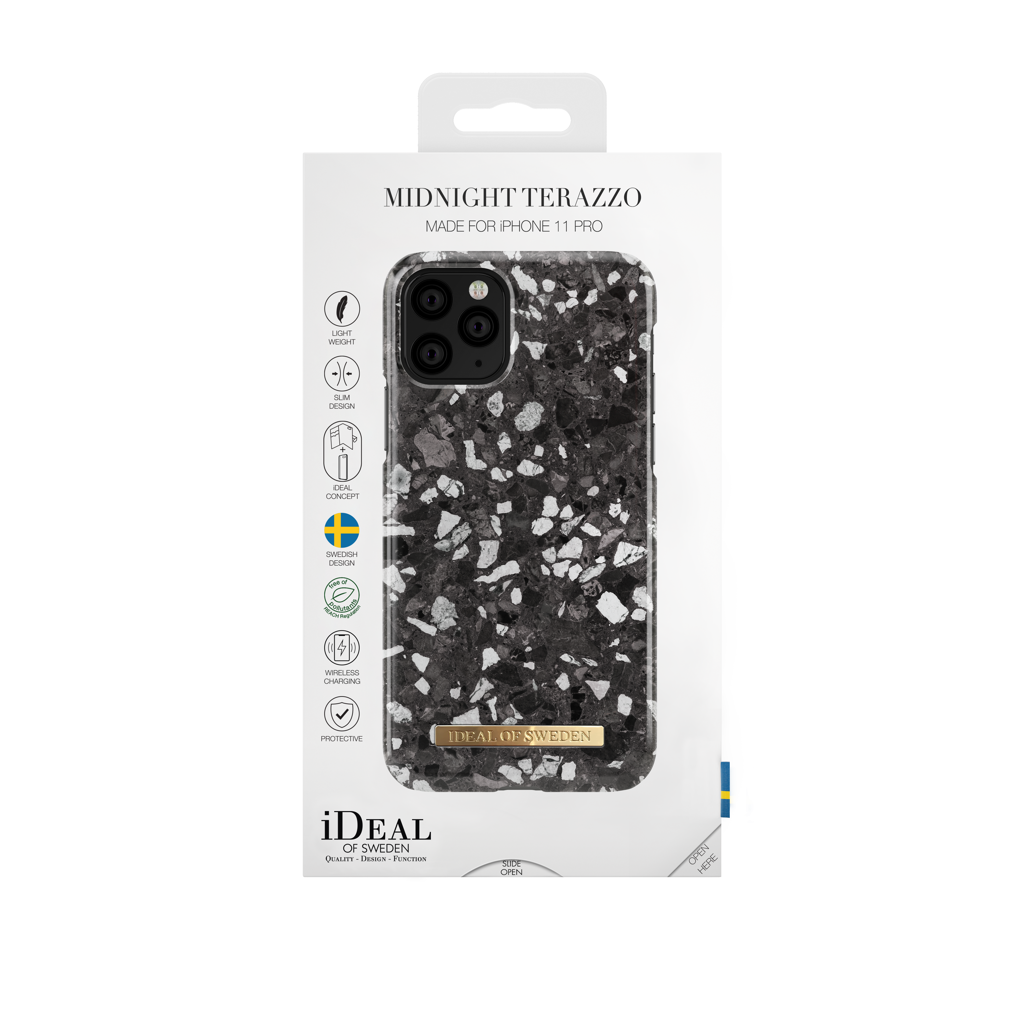 iPhone 11 Pro Fashion Case Midnight Terazzo