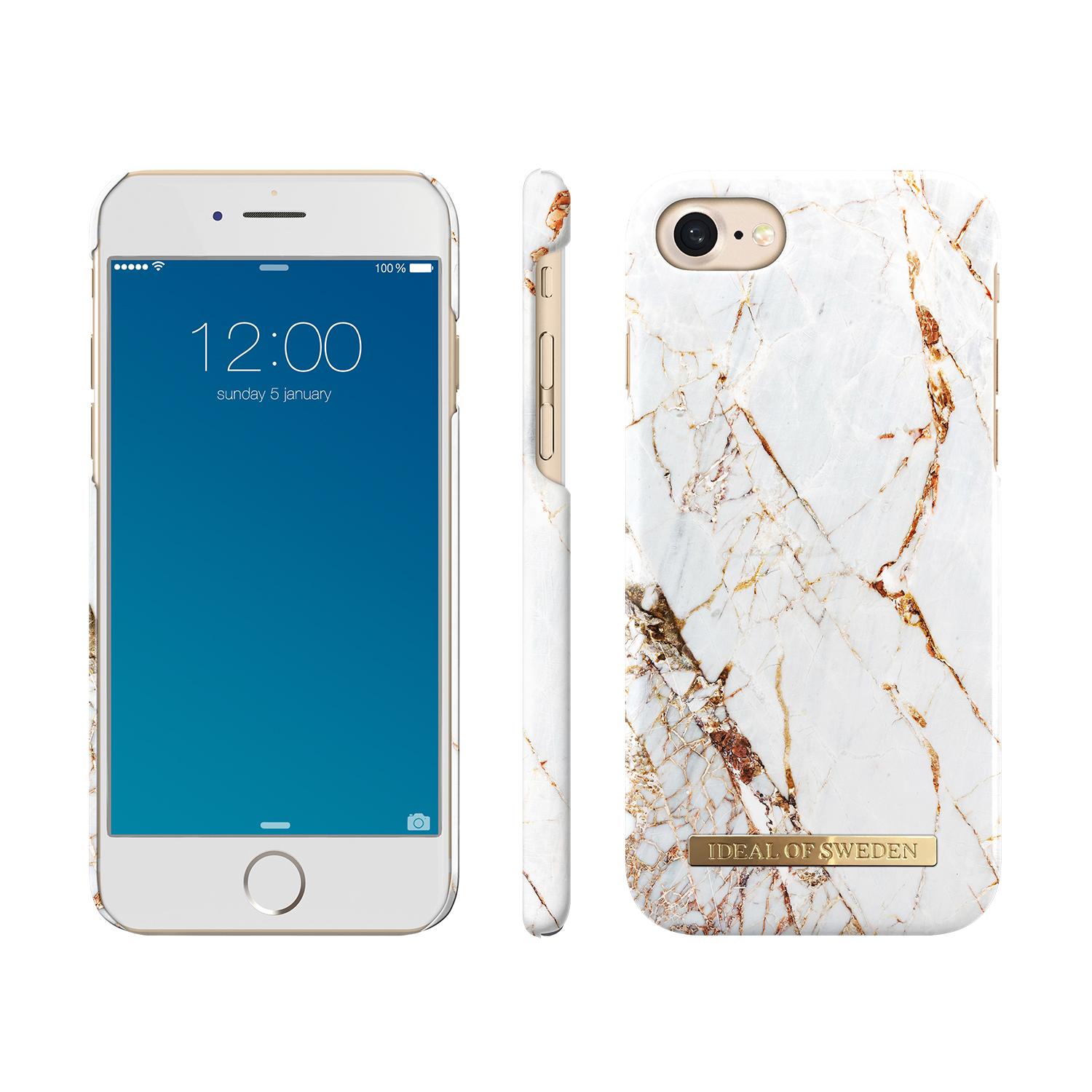 iPhone 6/6S/7/8/SE Fashion Case Carrara Gold Marble