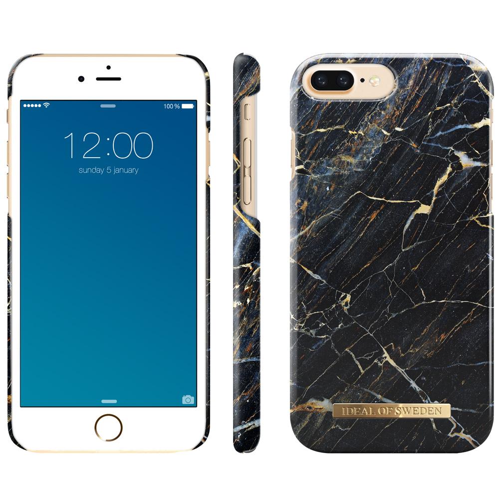 iPhone 7 Plus/8 Plus Fashion Case Black Marble