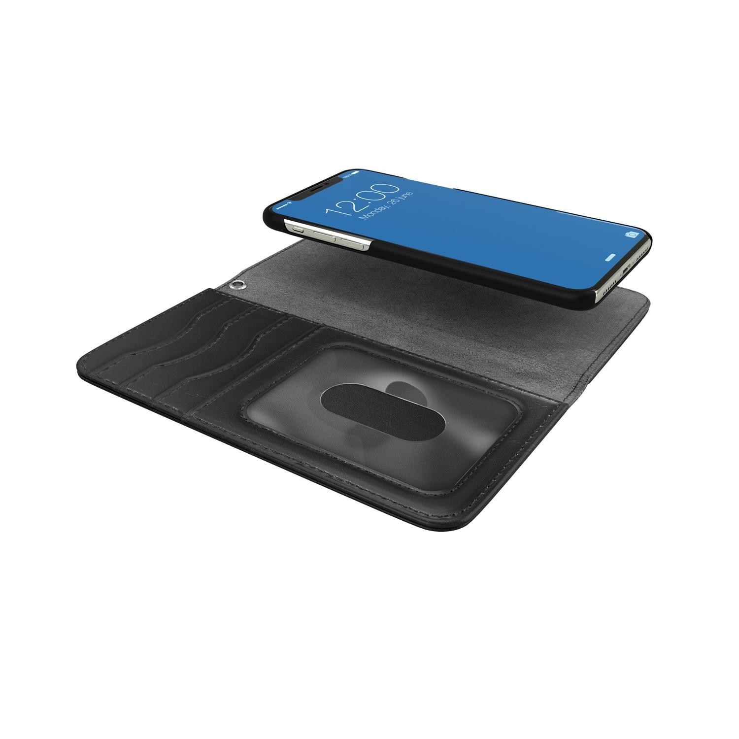 iPhone 11/XR Magnet Wallet+ Cover Black