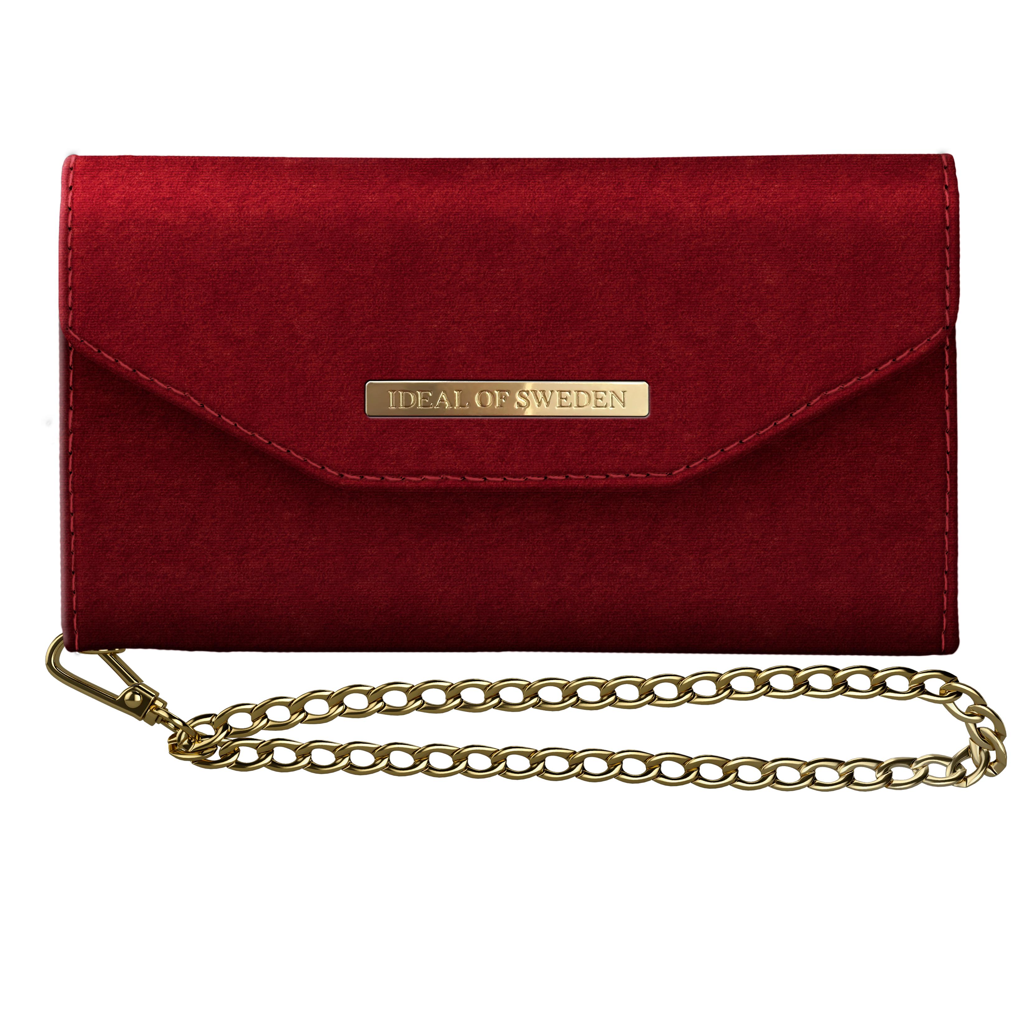 iPhone Xr Mayfair Clutch Velvet Red