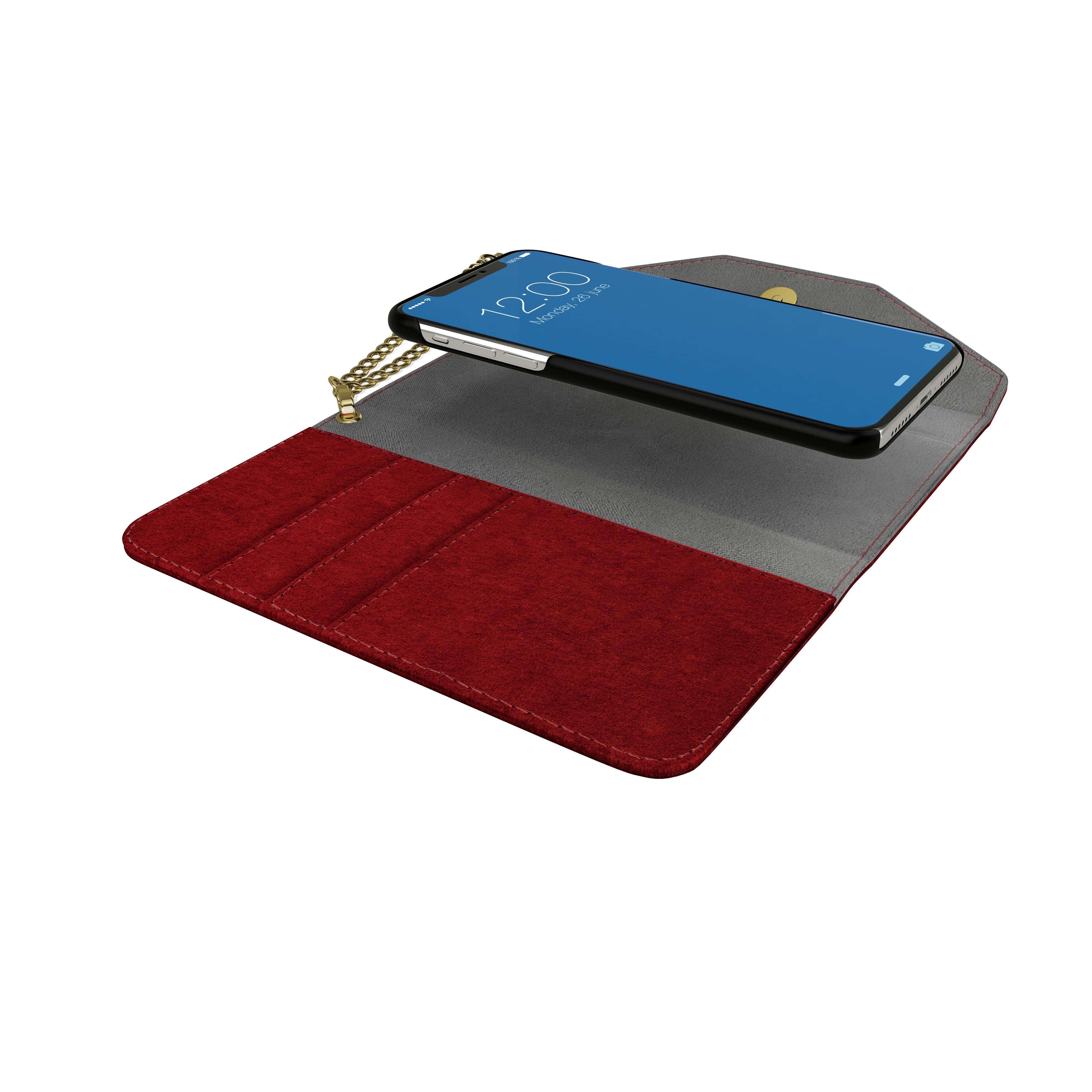 iPhone Xr Mayfair Clutch Velvet Red