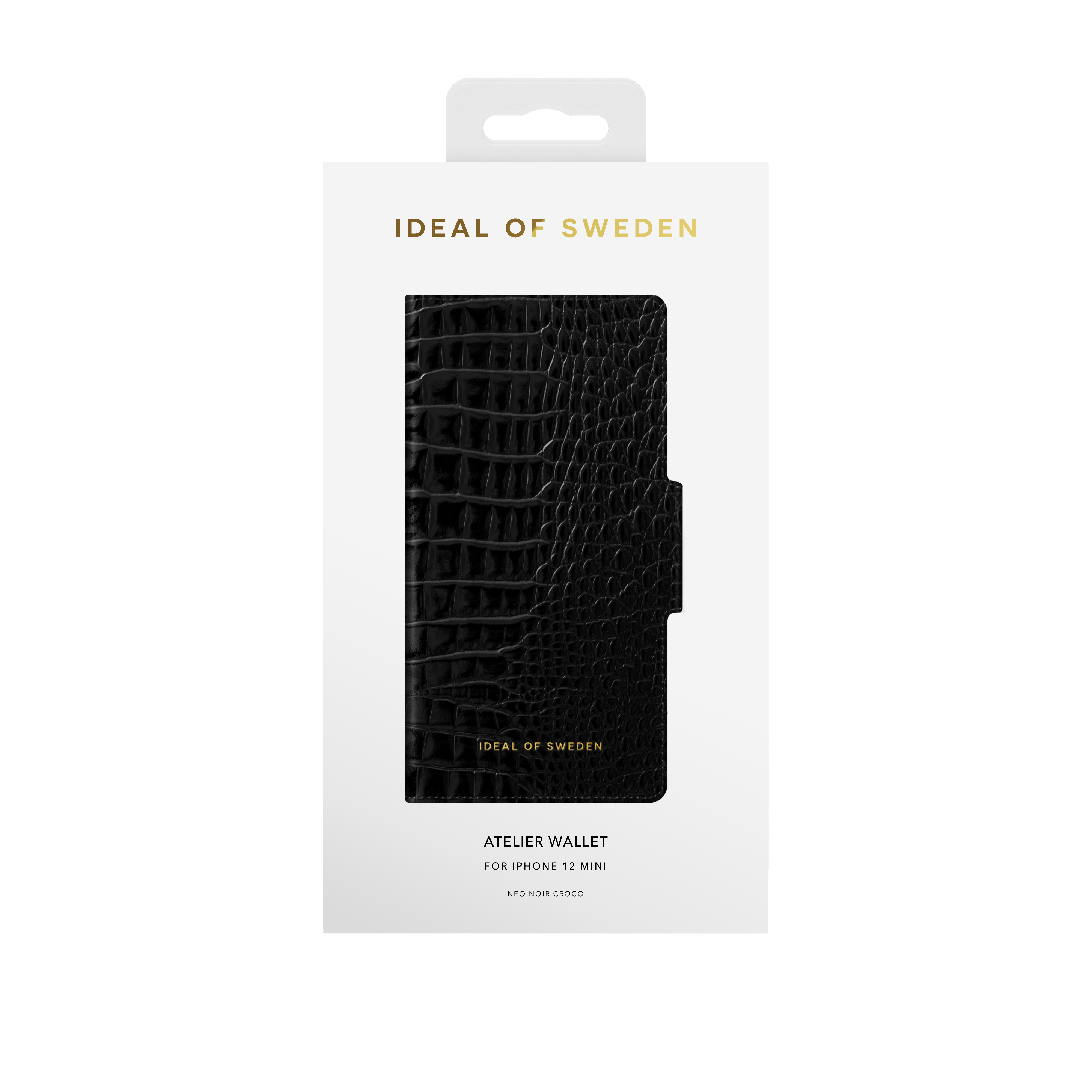 iPhone 12 Mini Atelier Wallet Neo Noir Croco