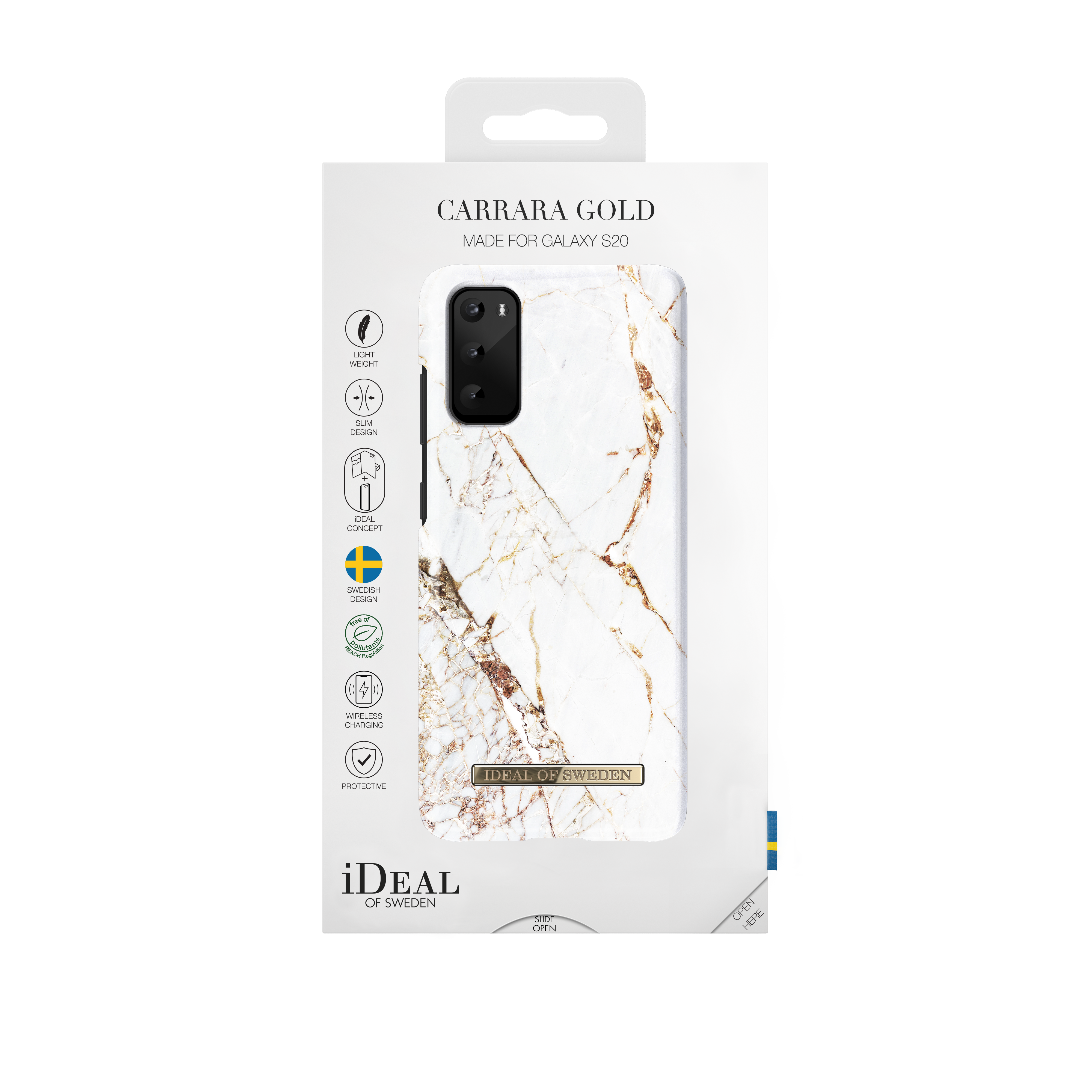 Samsung Galaxy S20 Fashion Case Carrara Gold