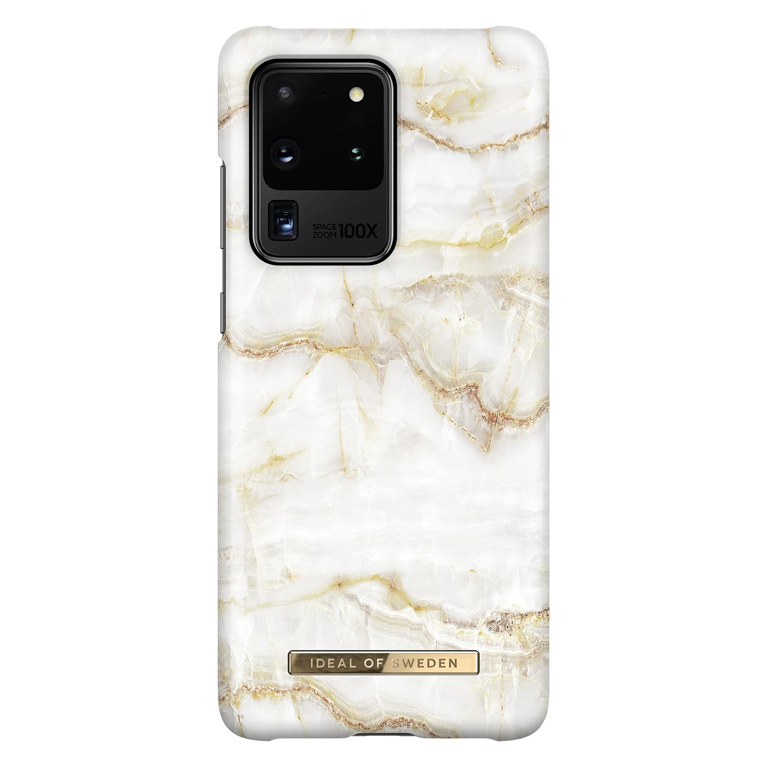 Samsung Galaxy S20 Ultra Fashion Case Golden Pearl Marble