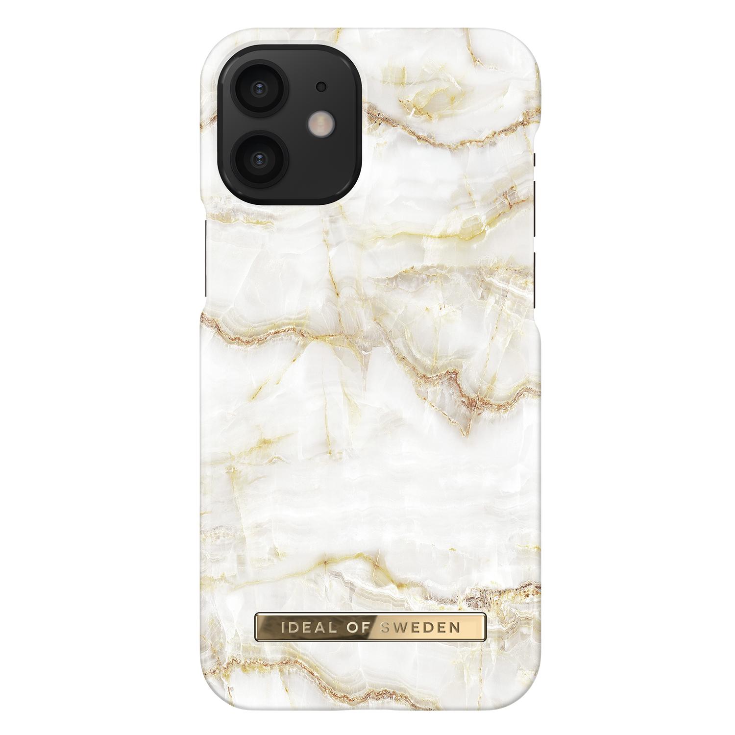 iPhone 12 Mini Fashion Case Golden Pearl Marble