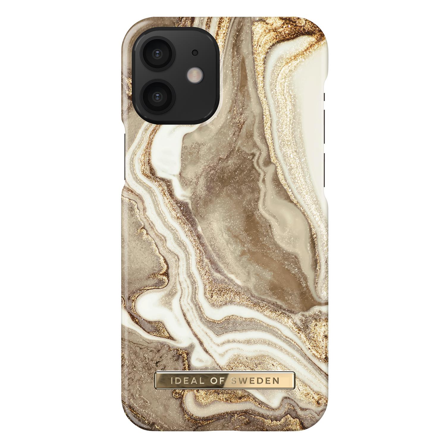 iPhone 12 Mini Fashion Case Golden Sand Marble