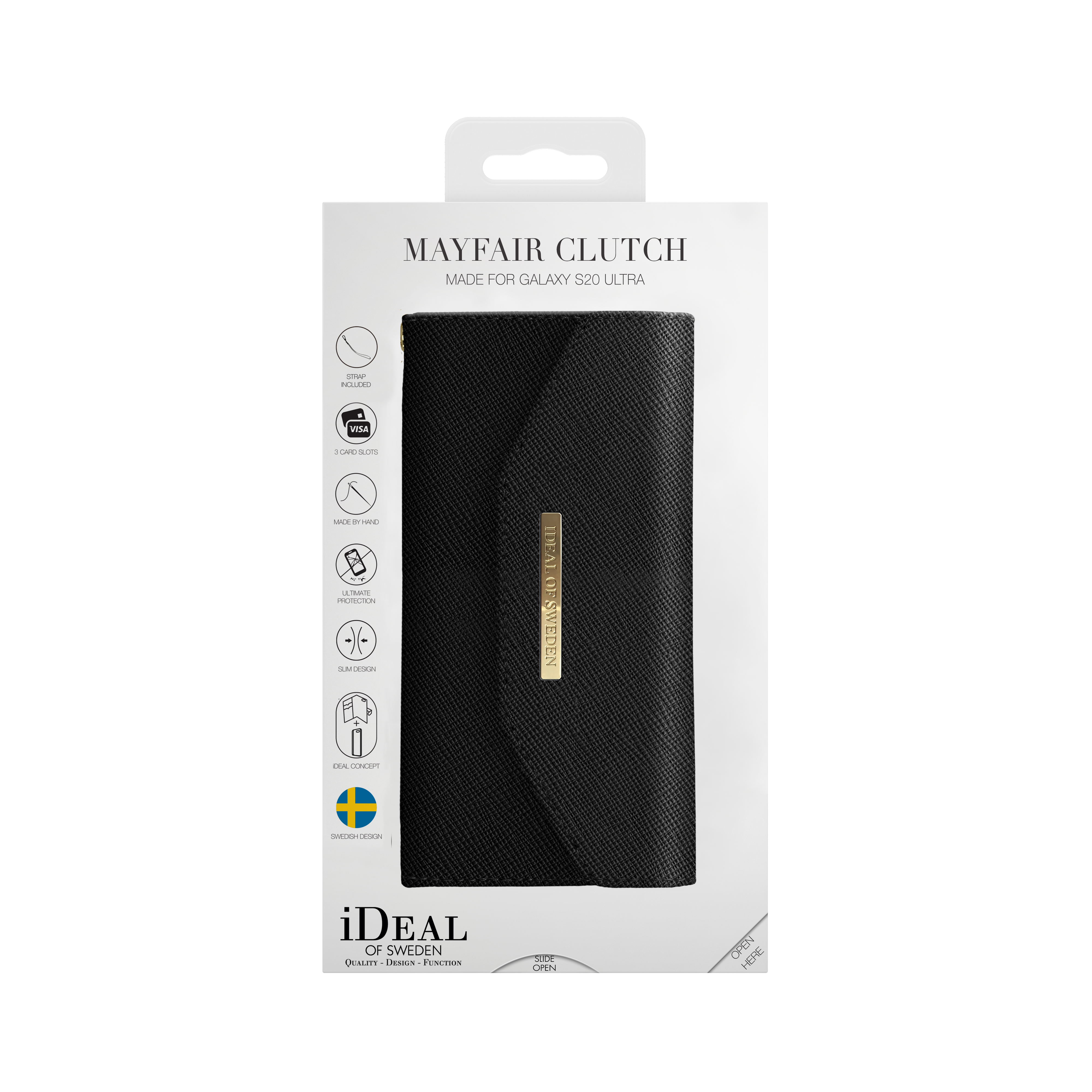 Samsung Galaxy S20 Ultra Mayfair Clutch Black