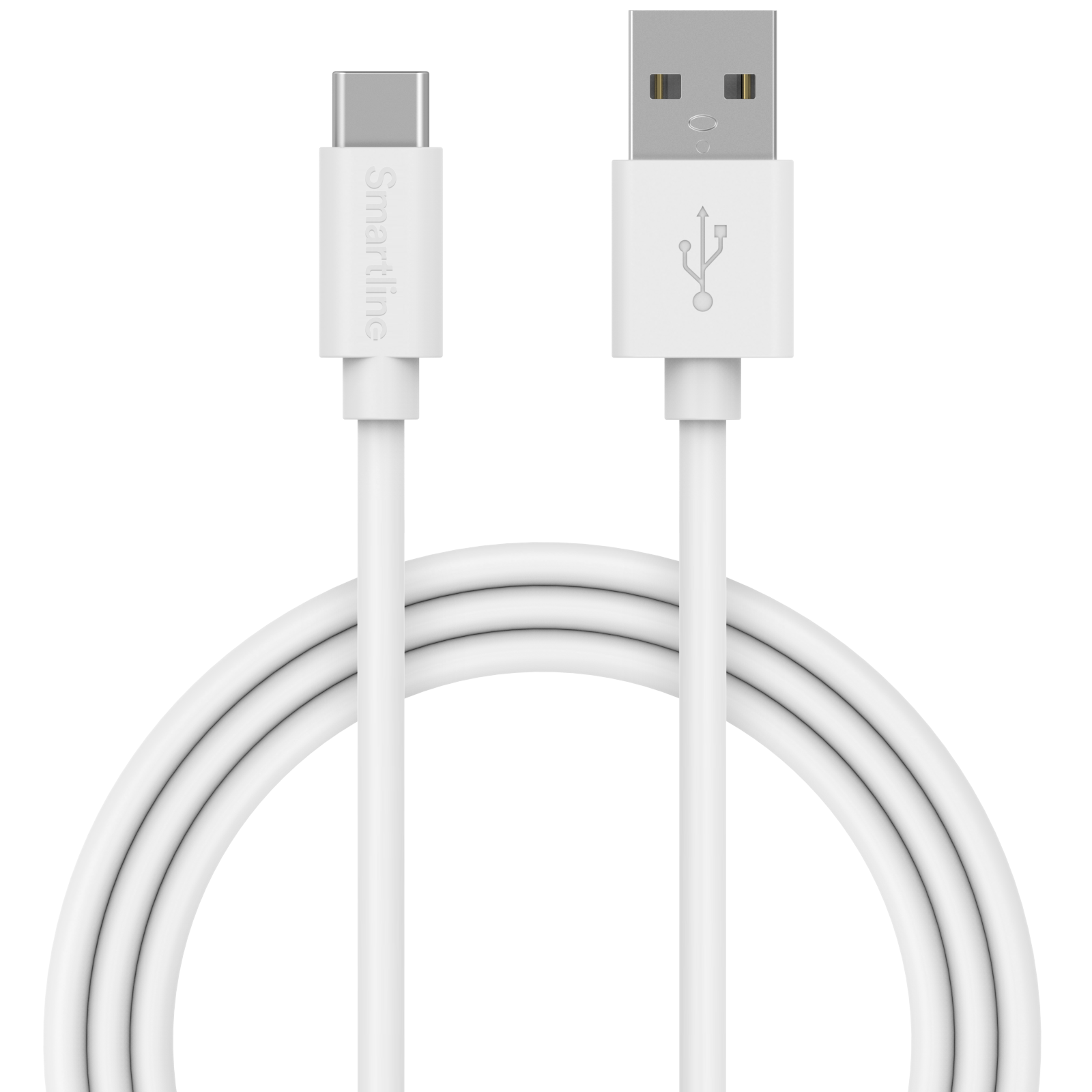 USB-A to USB-C Cable 3 meters White