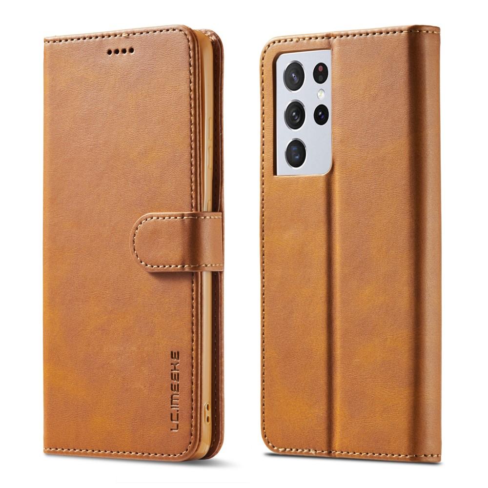 Samsung Galaxy S21 Ultra Wallet Case Cognac
