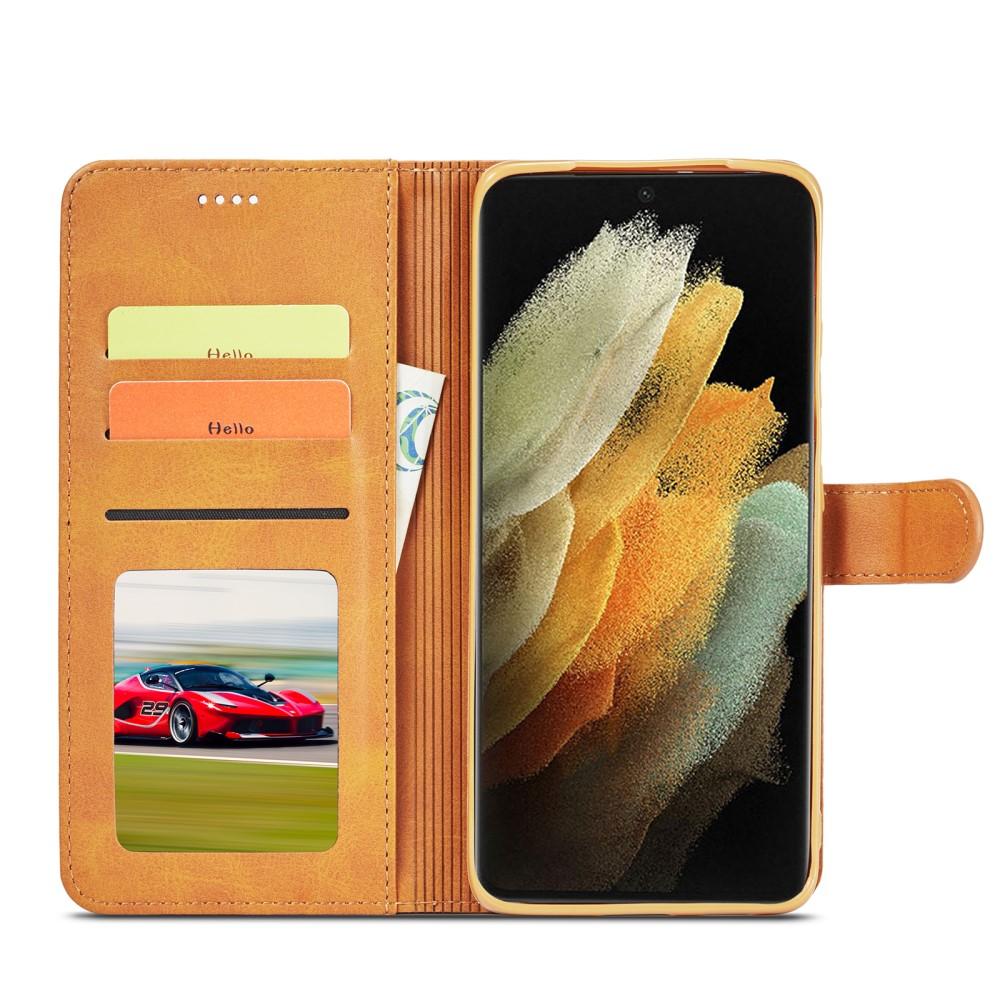 Samsung Galaxy S21 Ultra Wallet Case Cognac