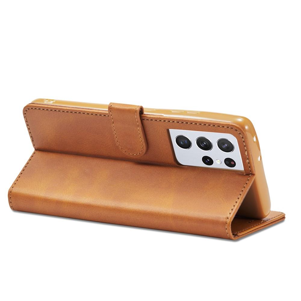 Samsung Galaxy S21 Ultra Wallet Case Cognac