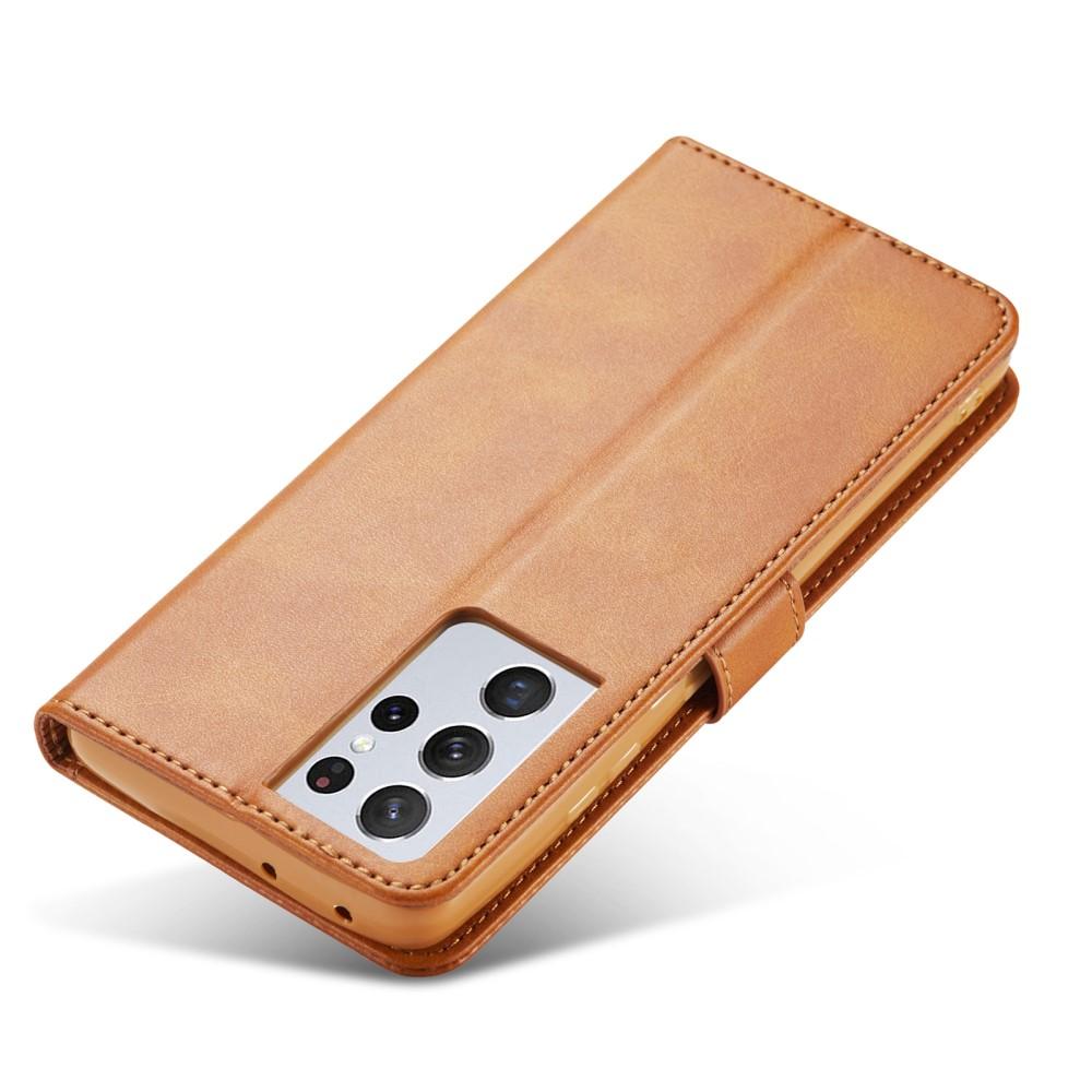 Samsung Galaxy S21 Ultra Wallet Case Cognac