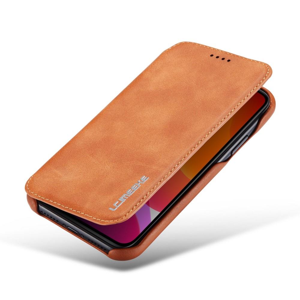 iPhone 11 Slim Wallet Case Cognac