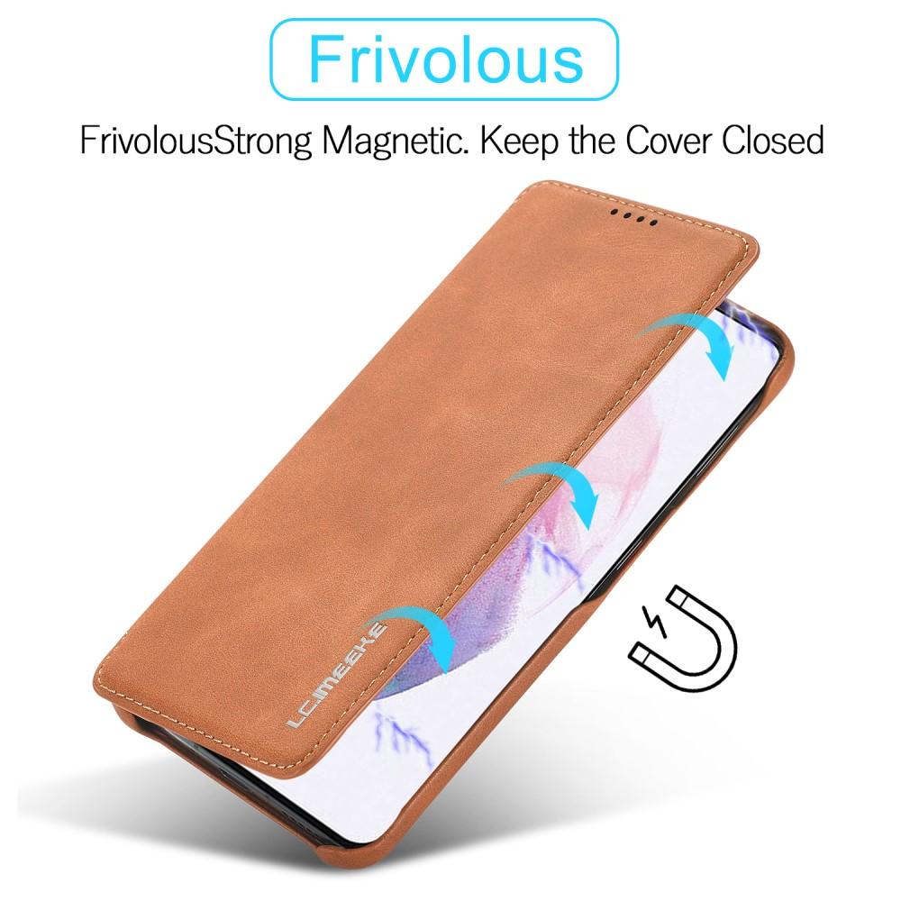 Samsung Galaxy S21 Slim Wallet Case Cognac